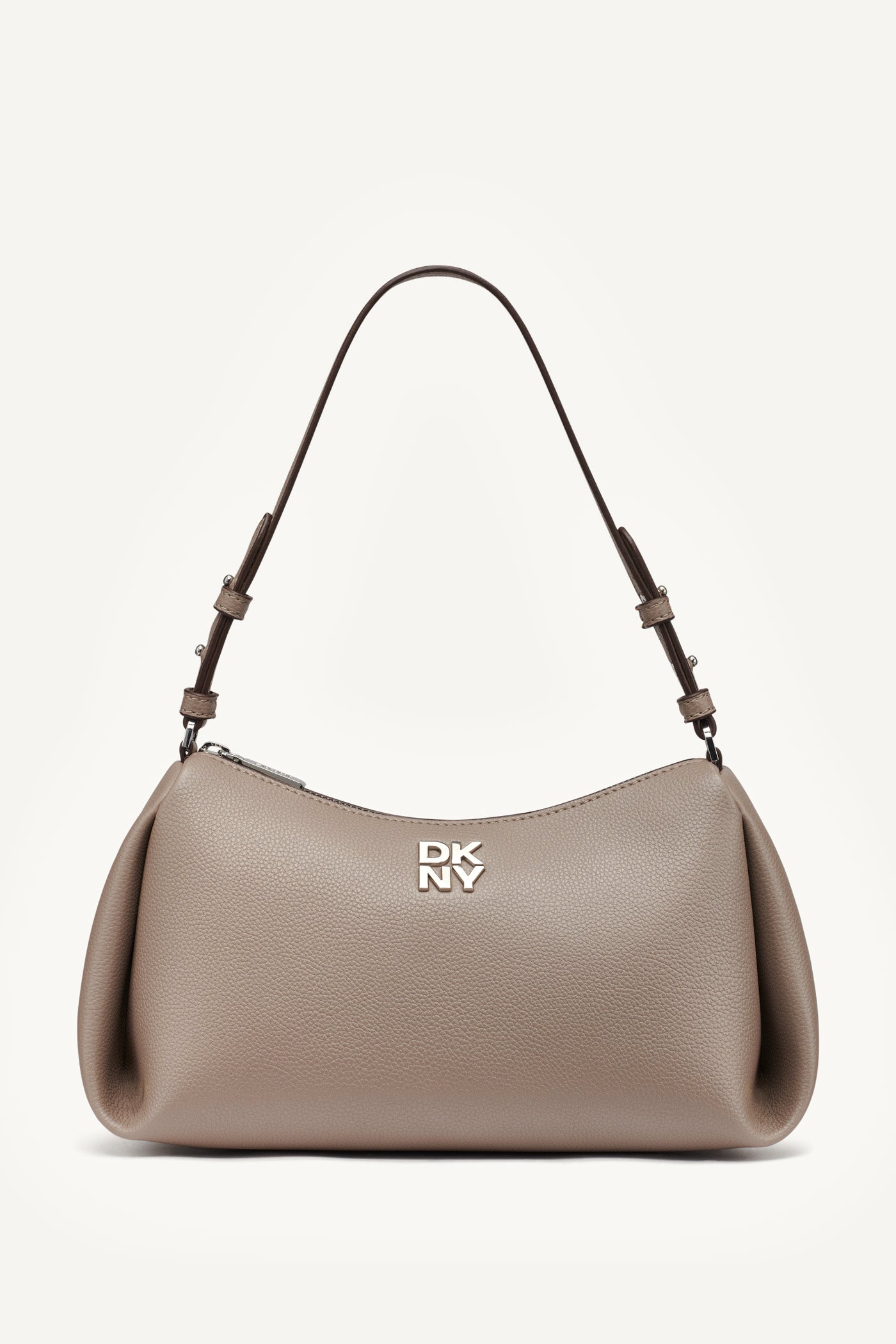 Mink REMY SHOULDER BAG, FRONT VIEW | DKNY Promo