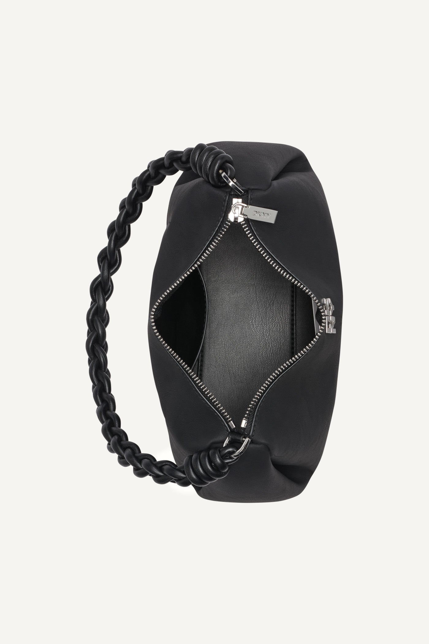 BLACK/SILVER REMY TZ SHOULDER BAG, VIEW 2 | Shoulder & Hobo Bags