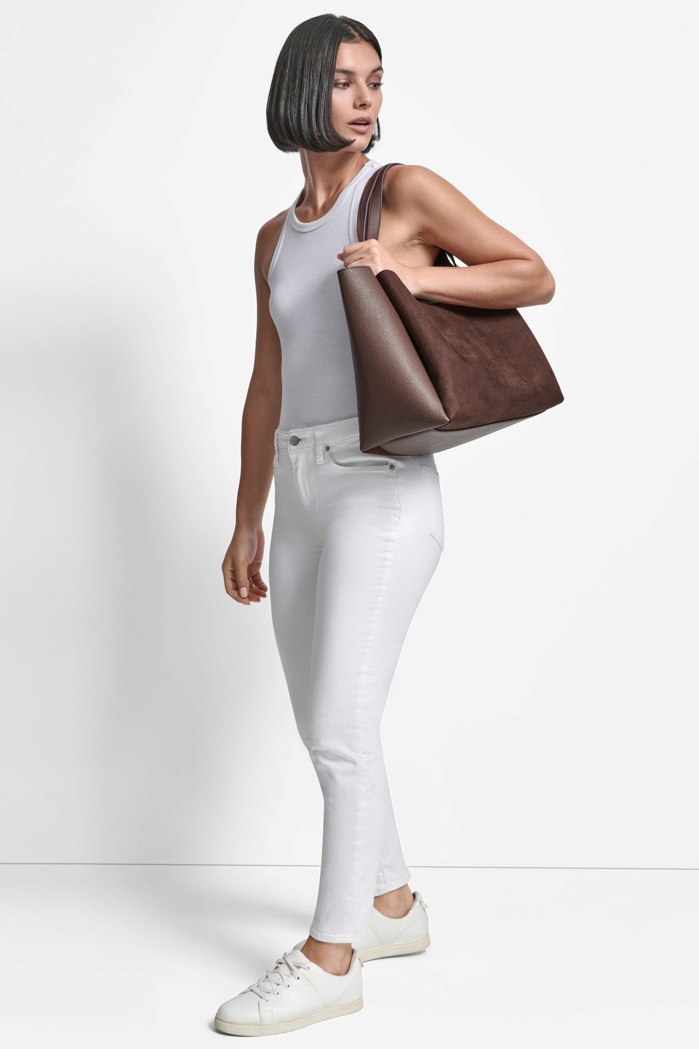 CHOCOLATE WILLA MINI SATCHEL, VIEW 2 | Satchel Bags