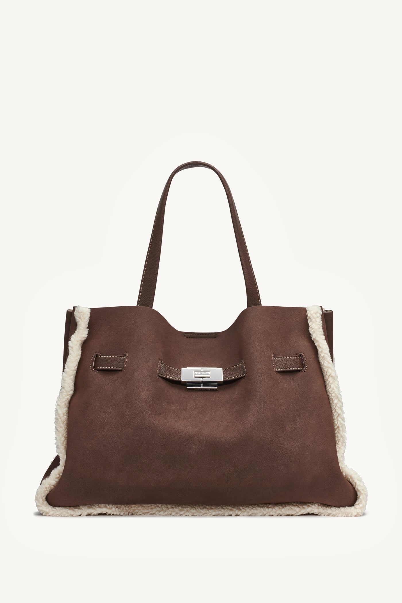 バッグ archive DKNY leather hand bag DKNY CIRCA 1989 SHOULDER SHOPPER TOTE HANDBAG BLACK LEATHER GOLDEN