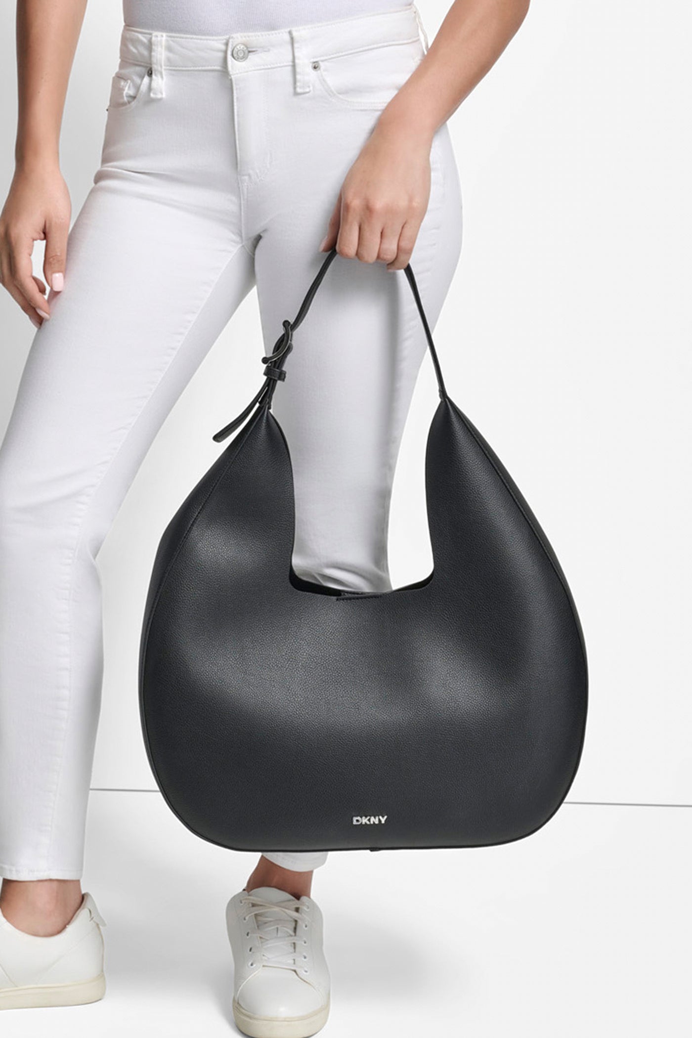 Black CAMILA LARGE HOBO, VIEW 1 | Bags