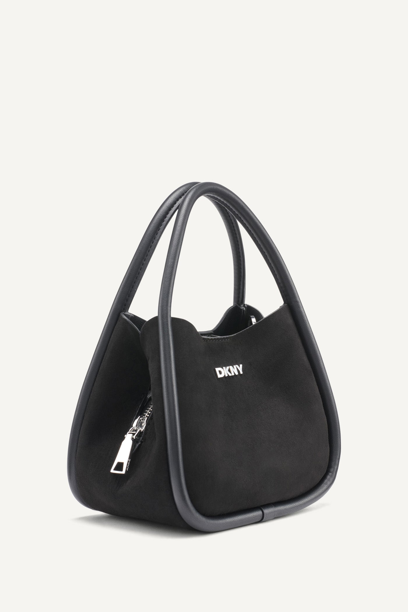 BLACK/SILVER CAPRI HOBO CROSSBODY, BACK VIEW | Bags