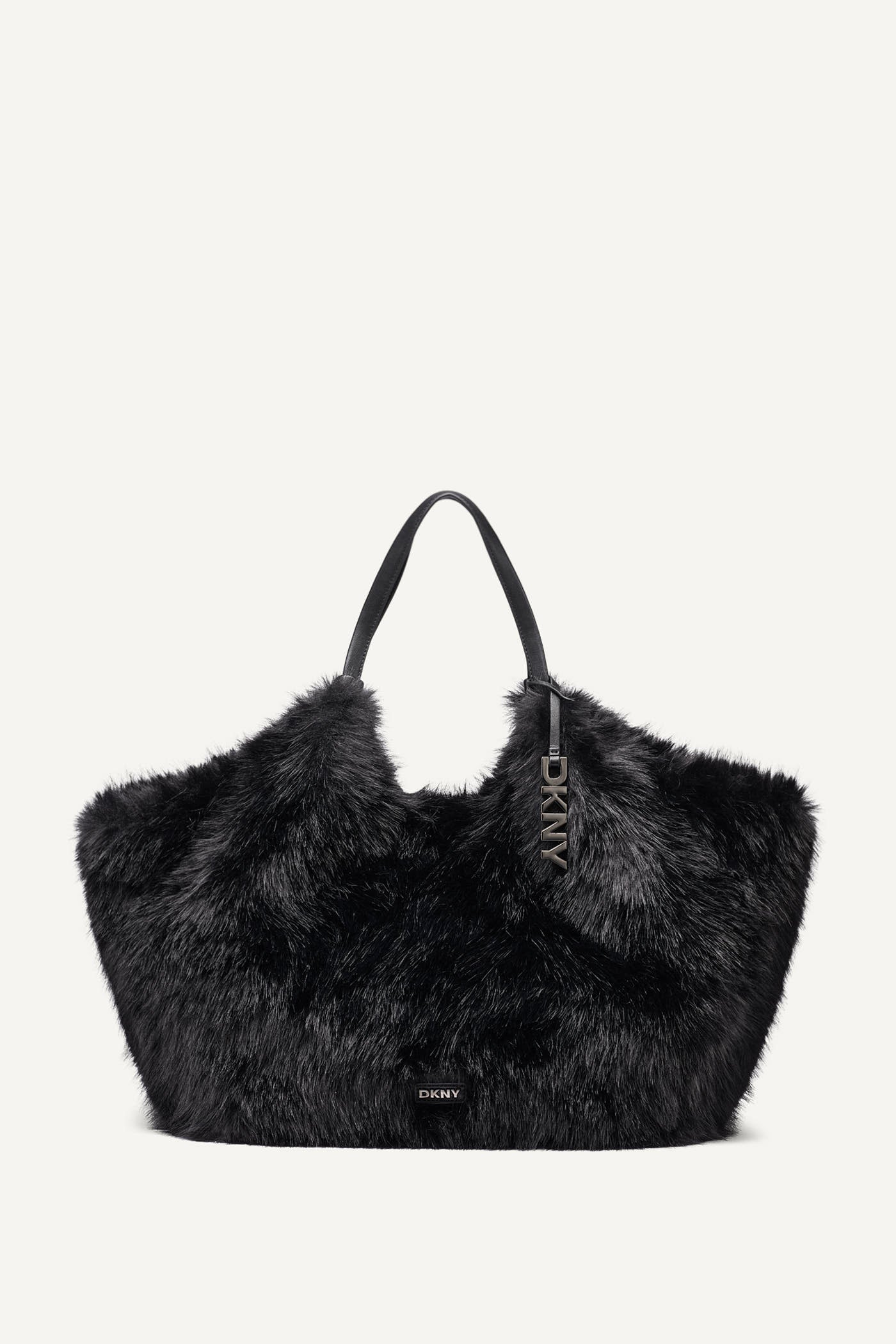 PAULA LARGE FAUX FUR TOTE VIEW 1