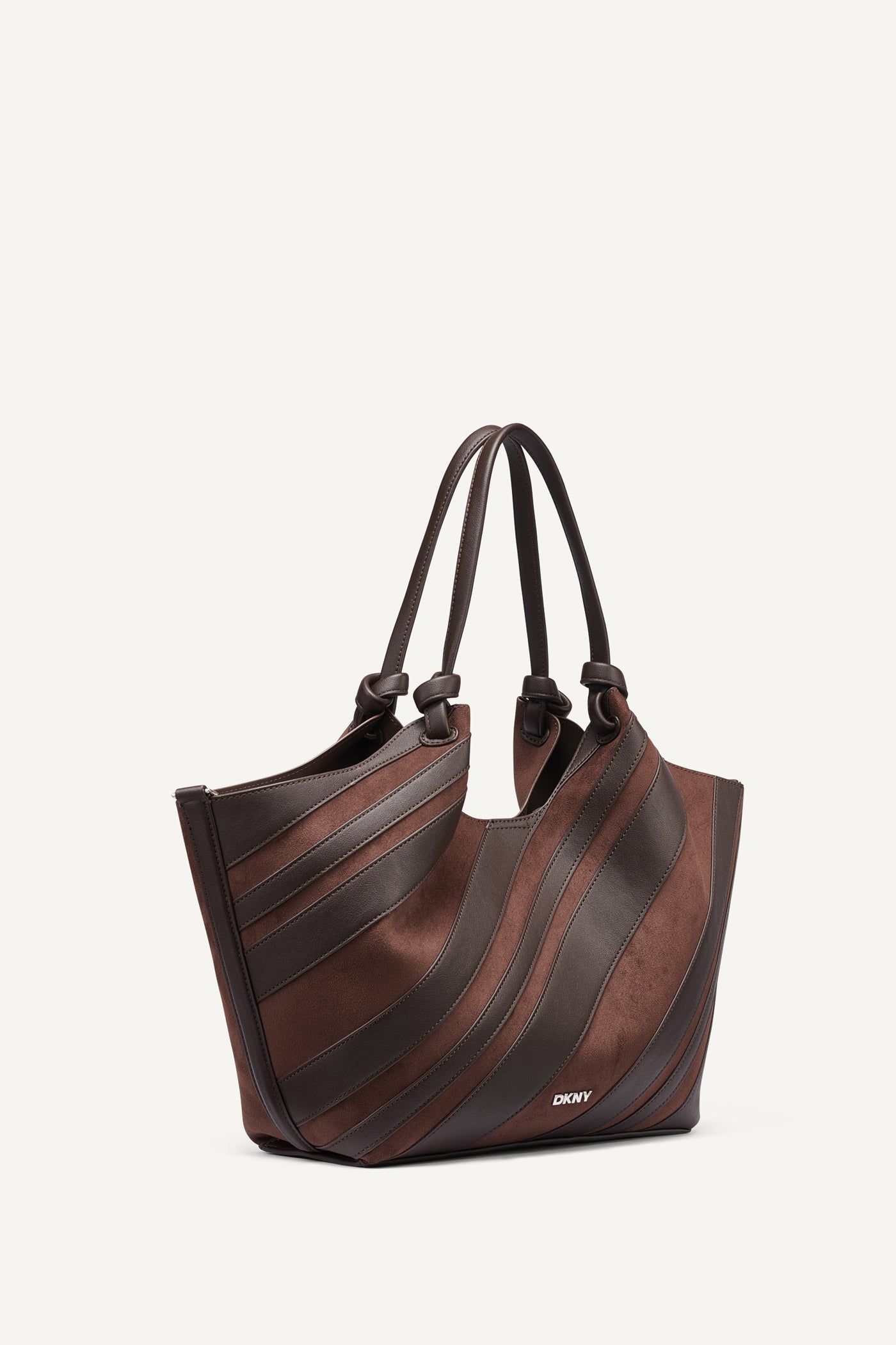 PAULA MEDIUM STRIPED COMMUTER TOTE VIEW 4