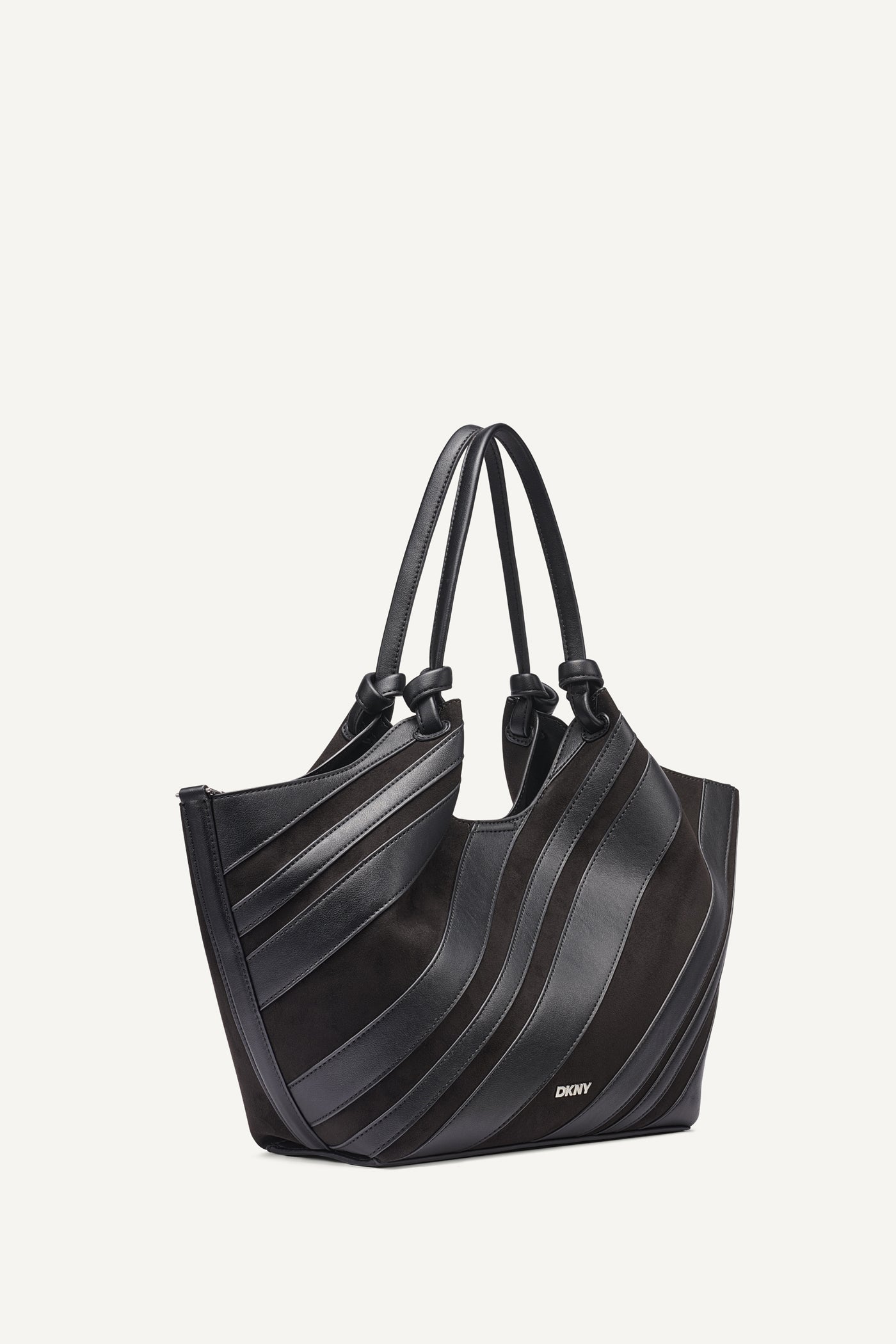 PAULA MEDIUM STRIPED COMMUTER TOTE VIEW 4