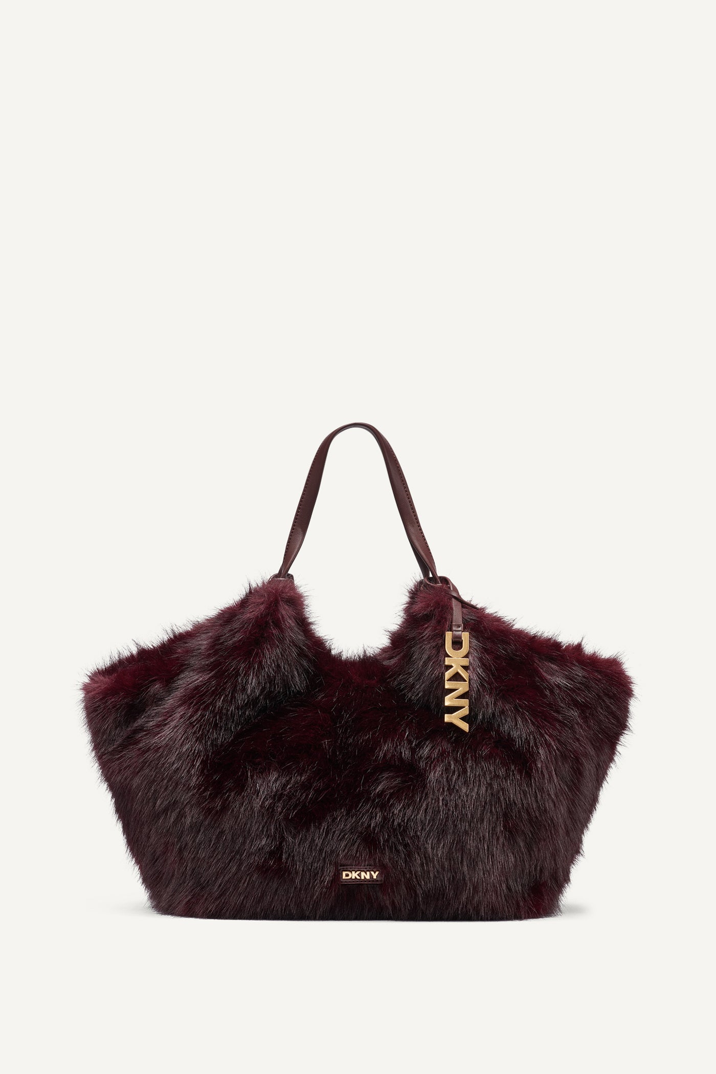PAULA MEDIUM FAUX FUR COMMUTER TOTE VIEW 1