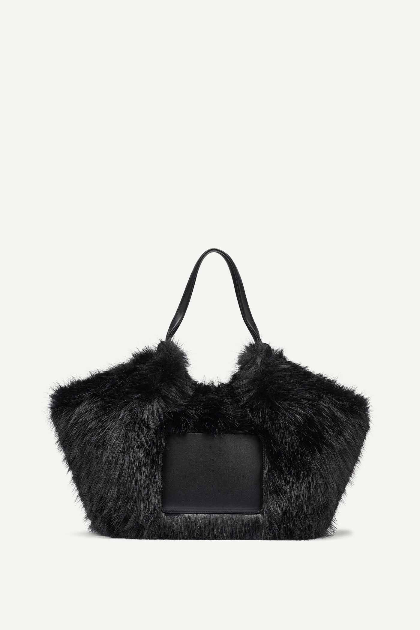 PAULA MEDIUM FAUX FUR COMMUTER TOTE VIEW 6