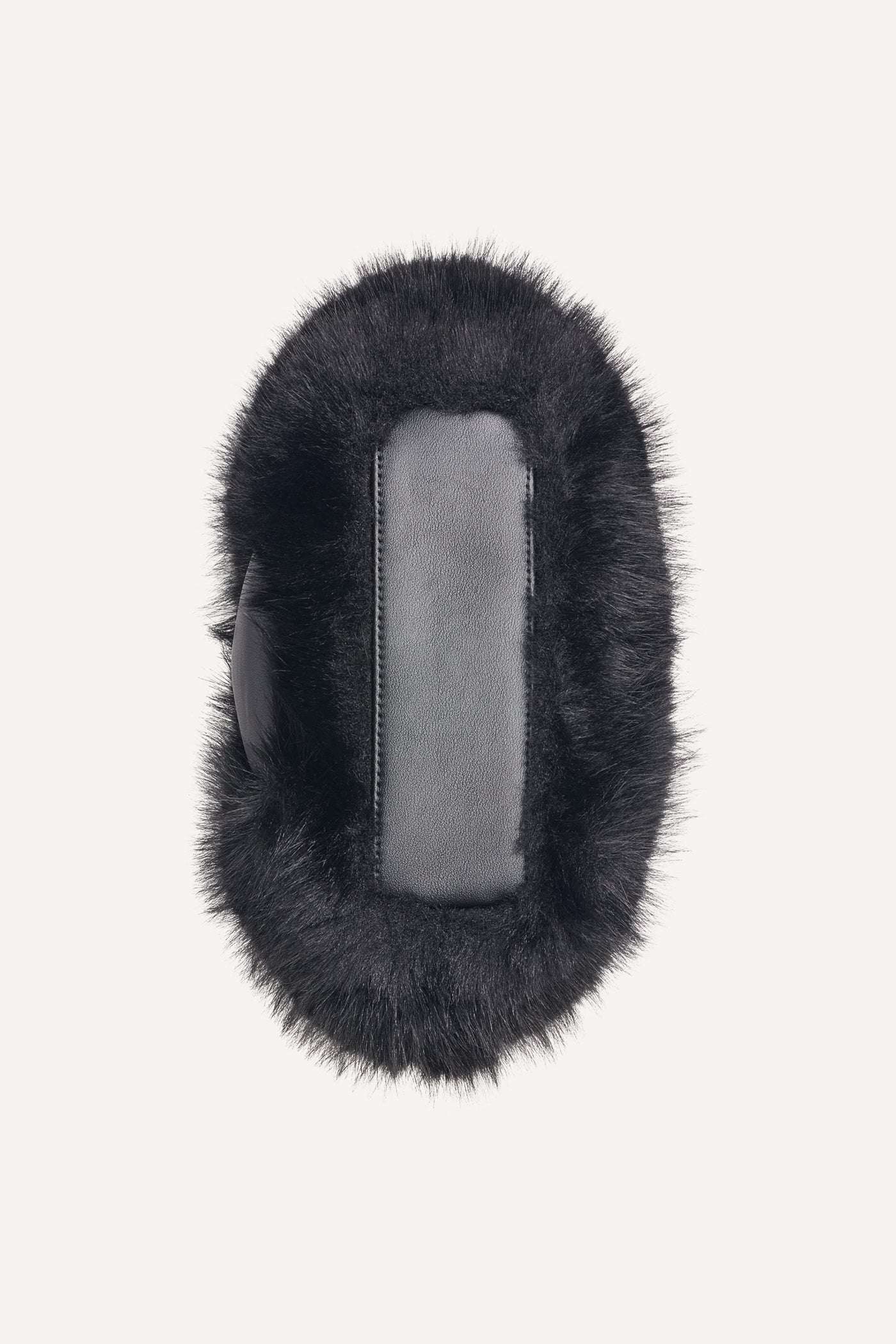PAULA SMALL FAUX FUR COMMUTER TOTE VIEW 8