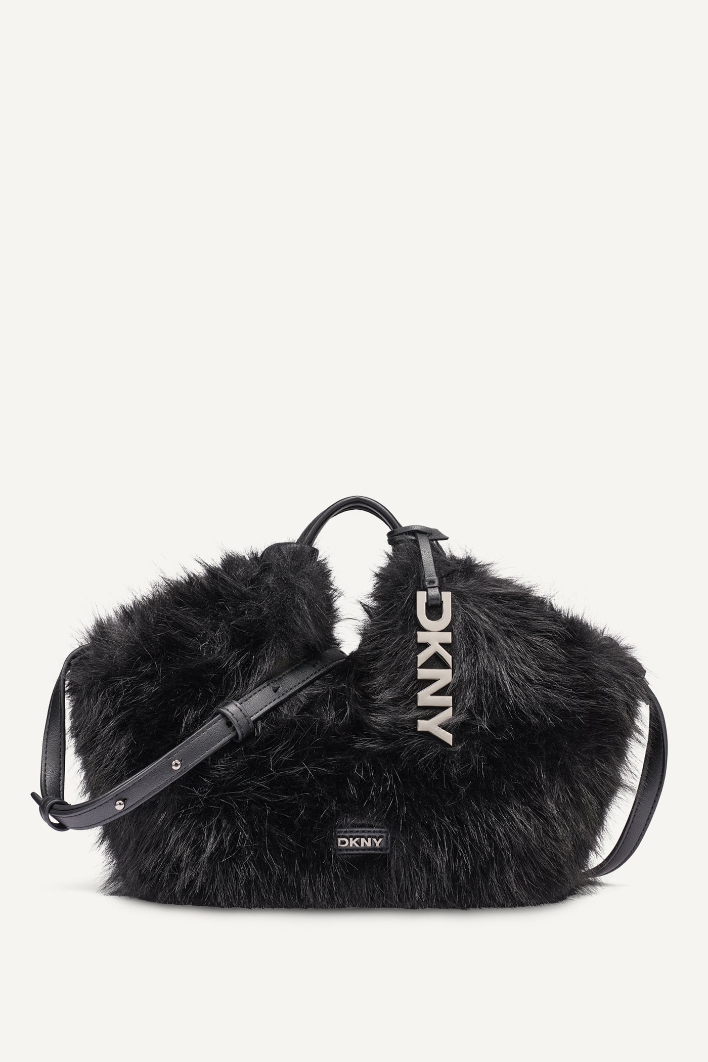 PAULA SMALL FAUX FUR COMMUTER TOTE VIEW 1