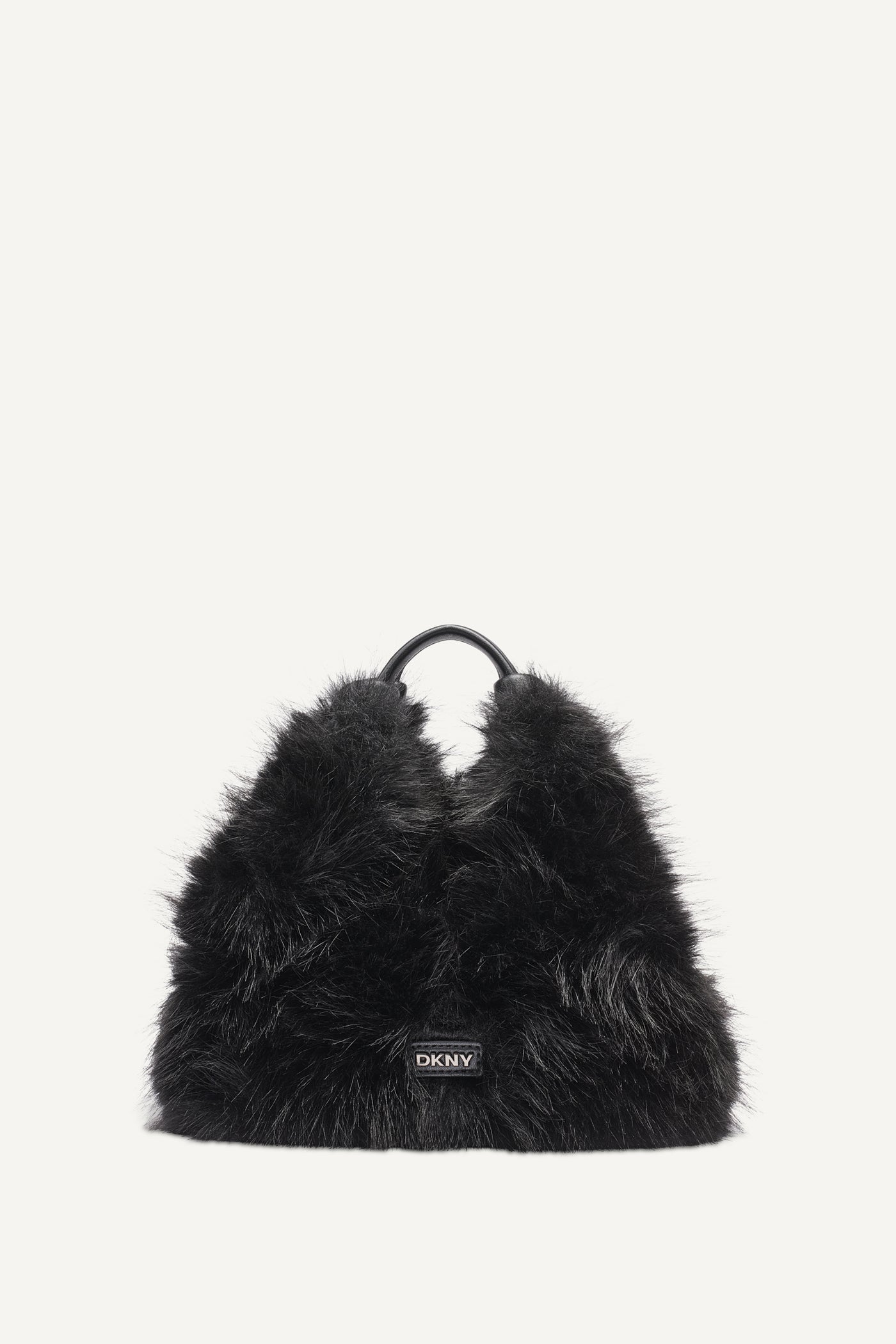 PAULA SMALL FAUX FUR COMMUTER TOTE VIEW 4