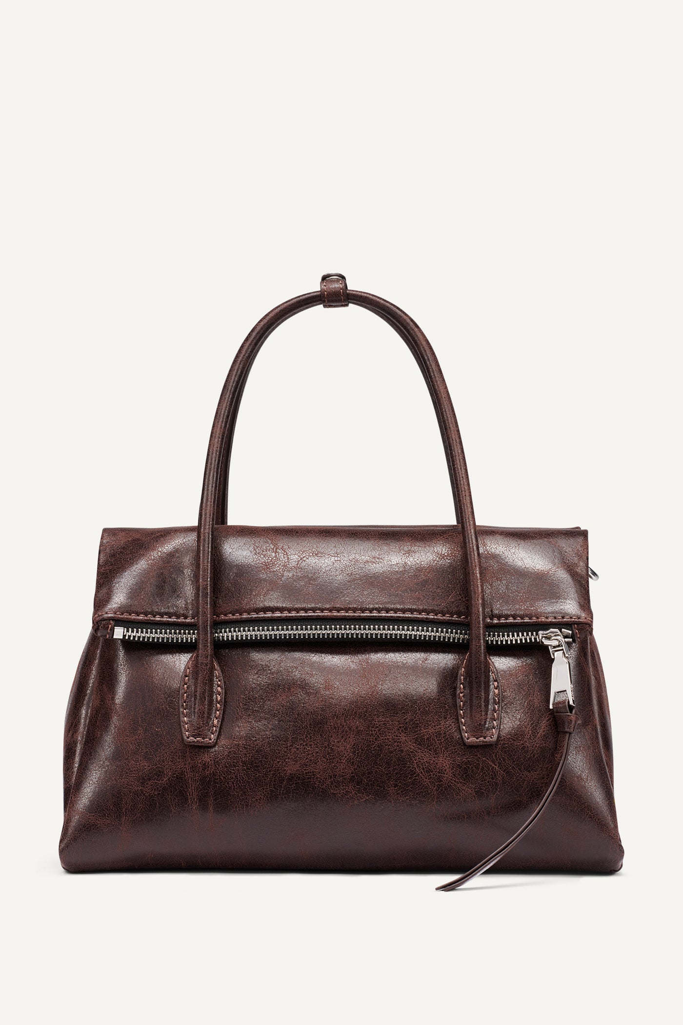 RIVINGTON MEDIUM LOGO SATCHEL VIEW 4 | MILLIE