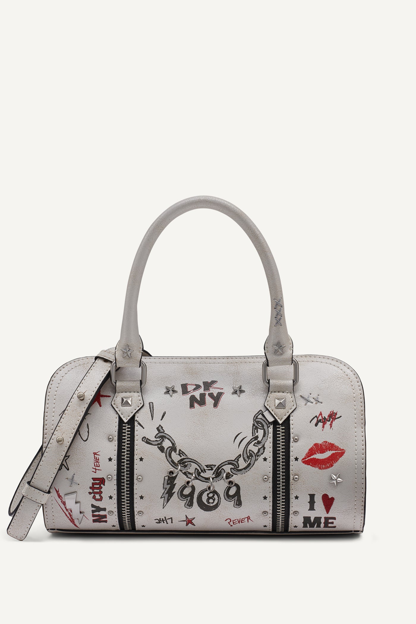 CEDAR SMALL GRAFFITI SATCHEL VIEW 1