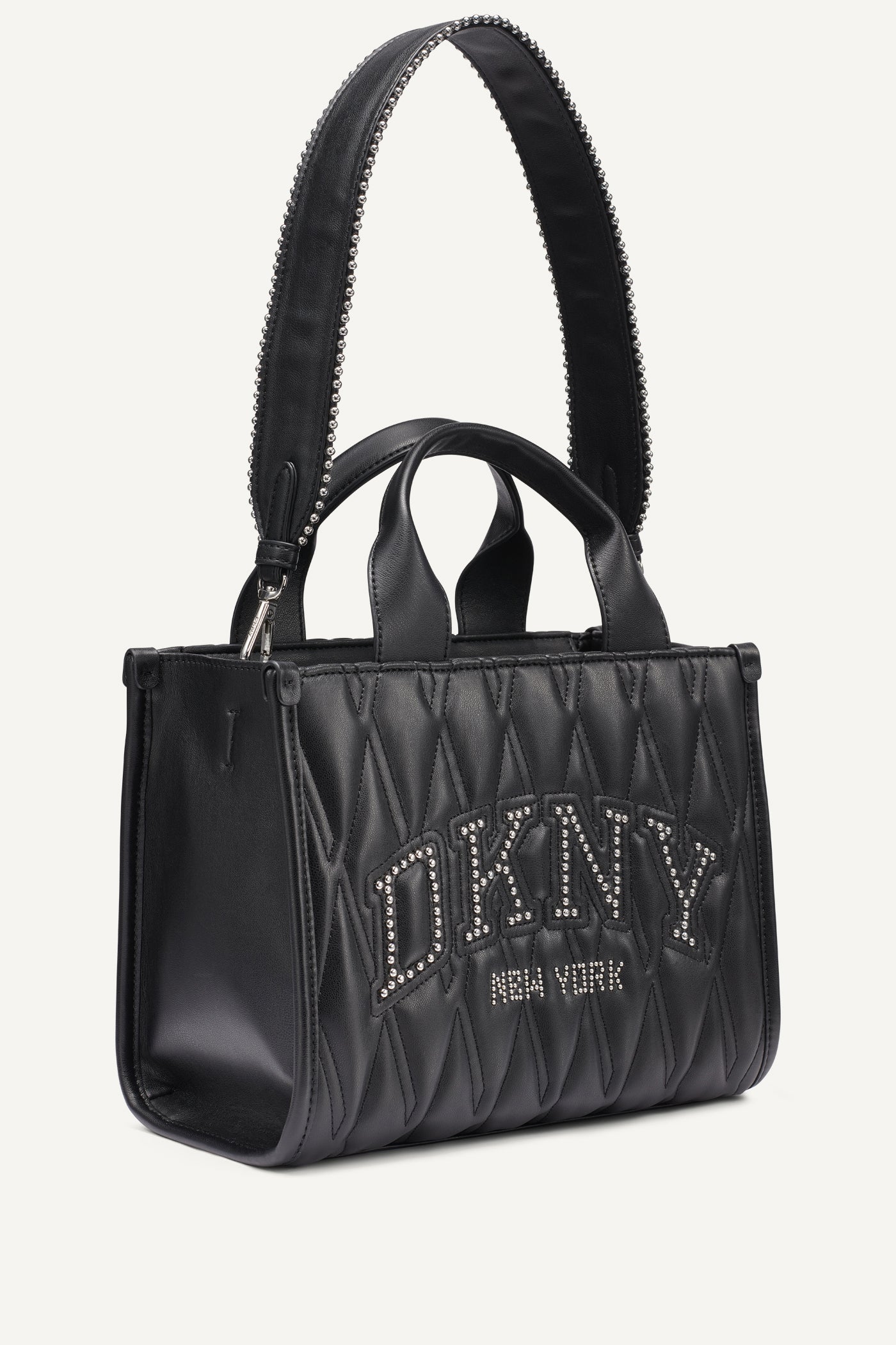 HADLEE SMALL QUILTED LOGO TOTE VIEW 3