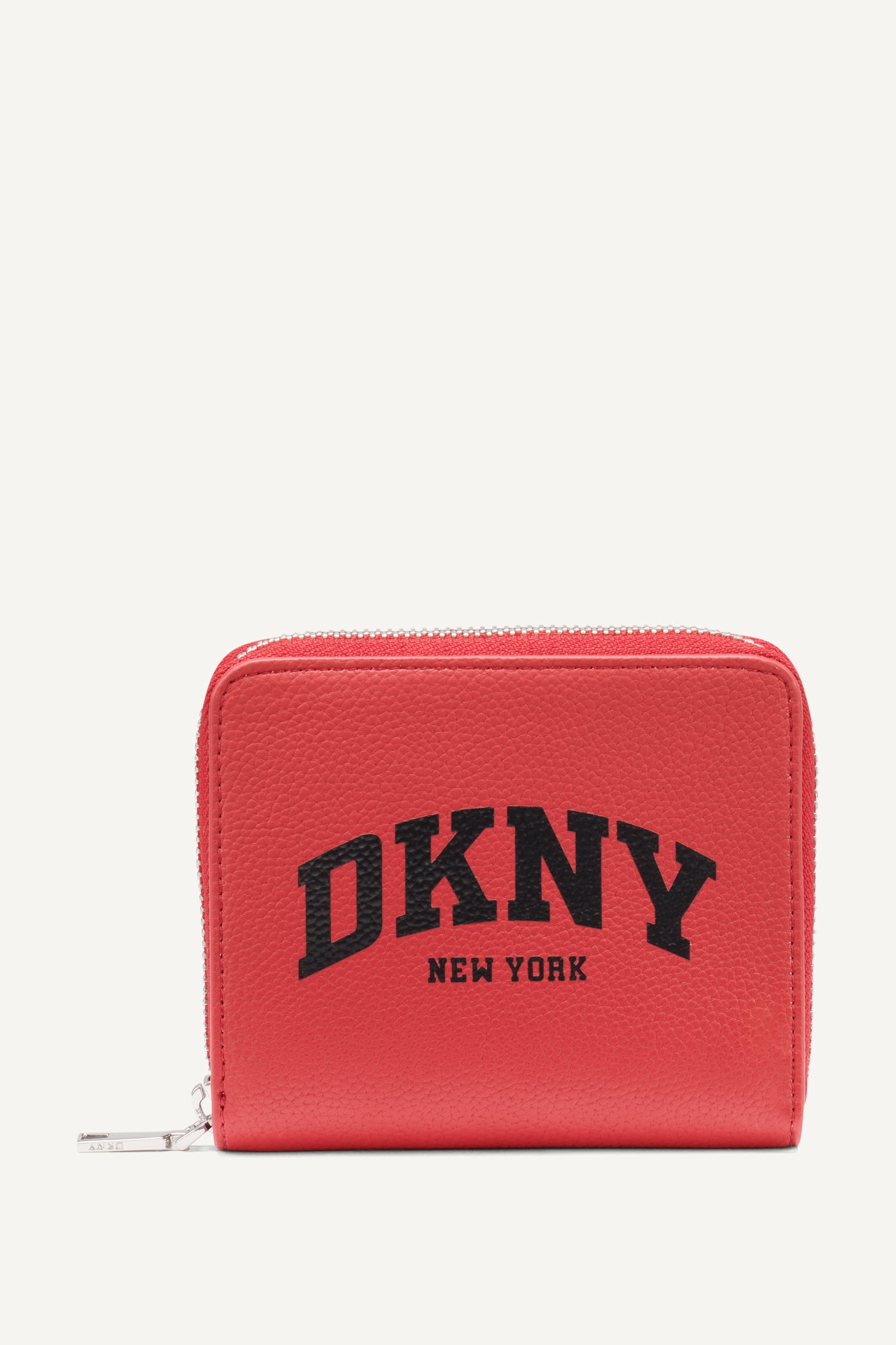 BRIGHT RED HADLEE SMALL ZIP AROUND WALLET, FRONT VIEW | Bags Under $100