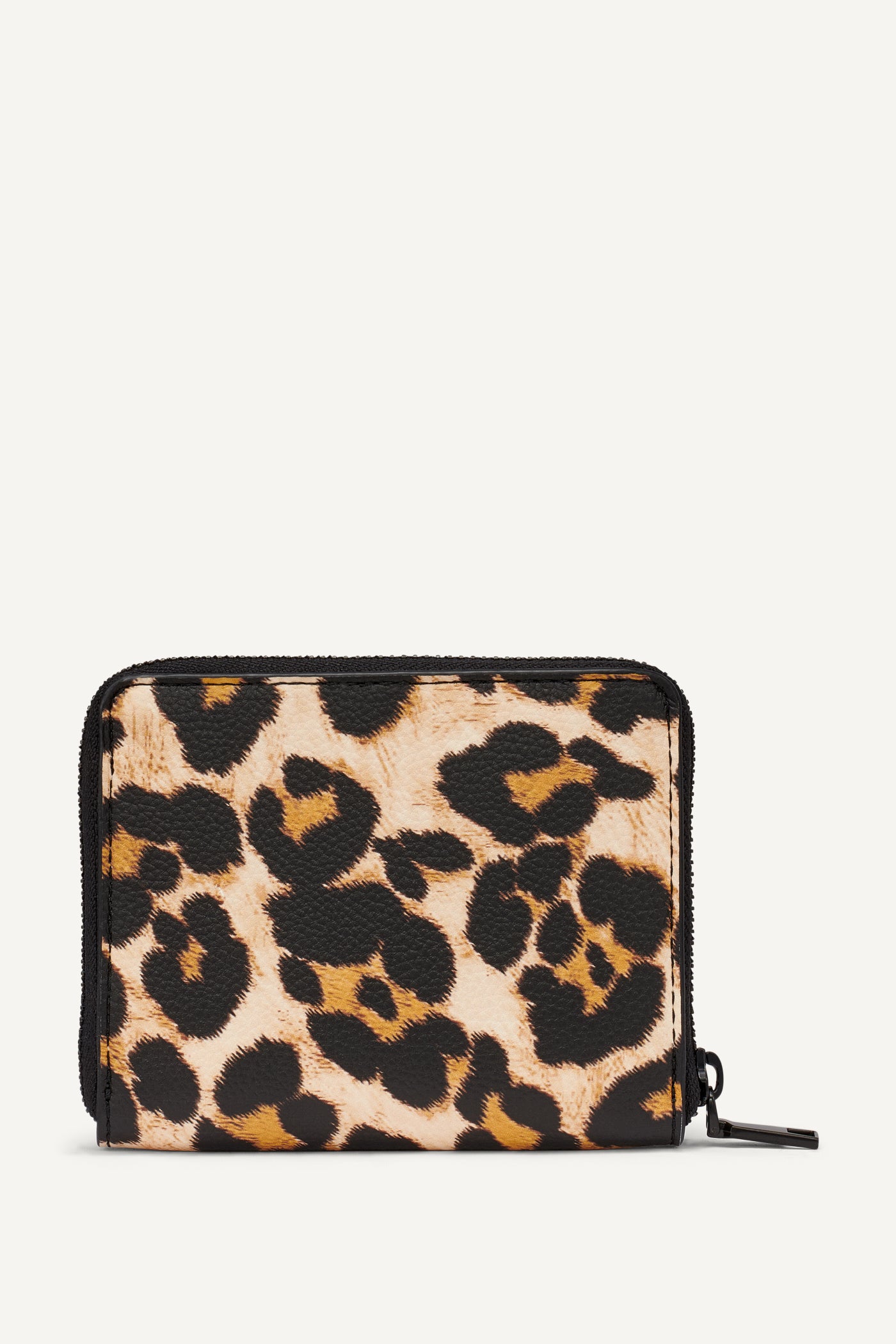 LEOPARD JENNY SMALL ZIP AROUND WALLET, BACK VIEW | Bags Under $100