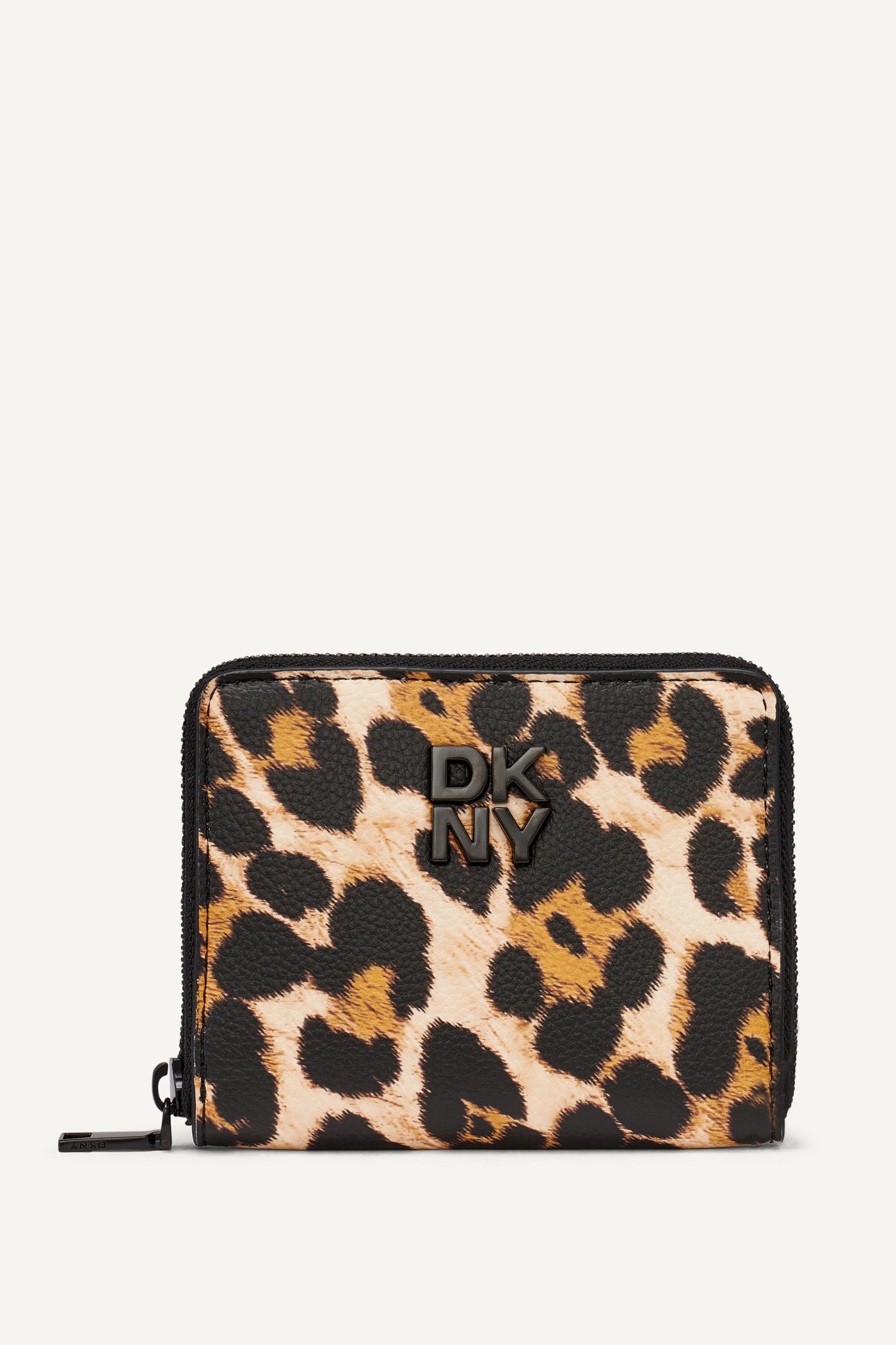 LEOPARD JENNY SMALL ZIP AROUND WALLET, FRONT VIEW | Bags Under $100