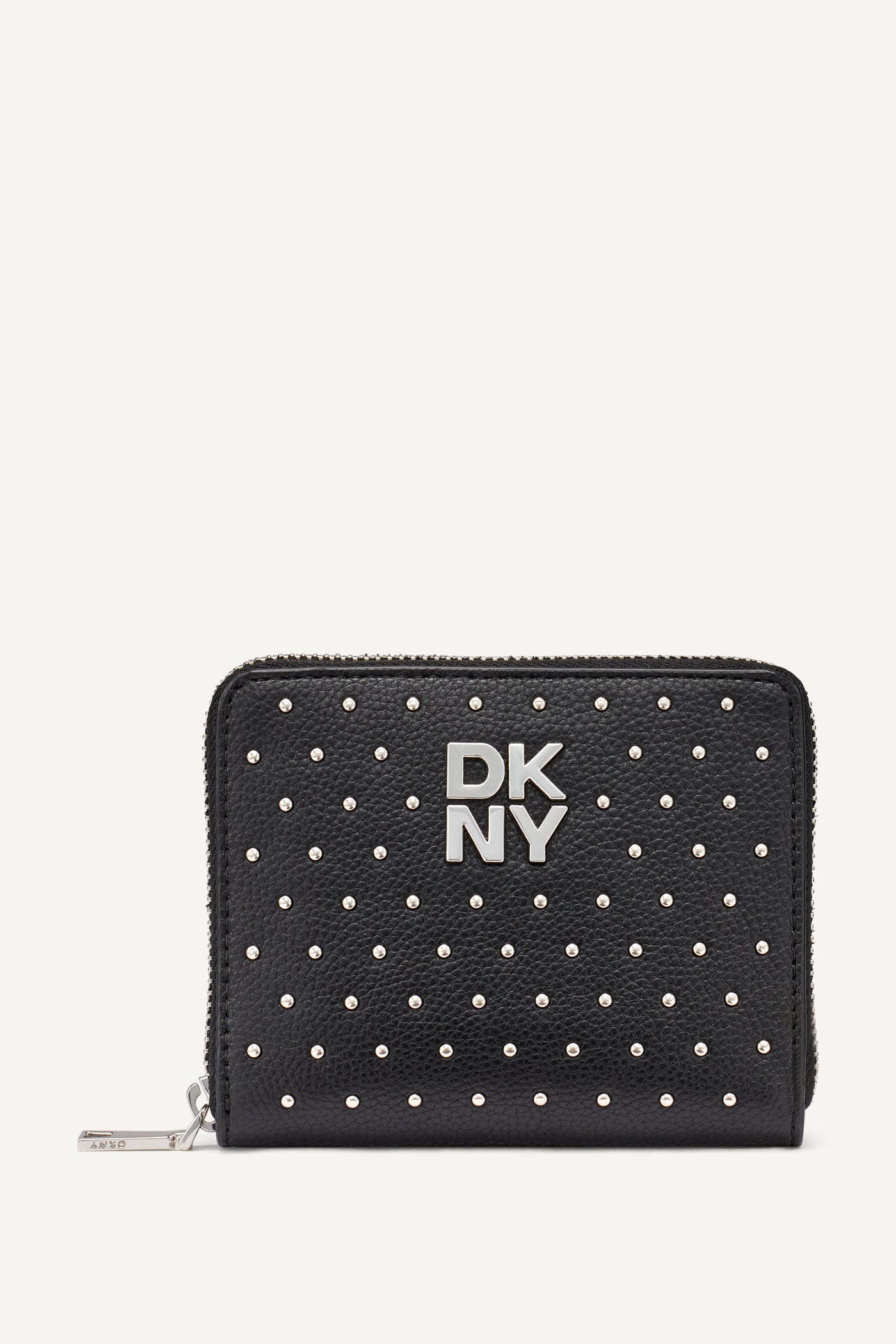 Black JENNY SMALL ZIP AROUND WALLET, VIEW 1 | Bags Under $100