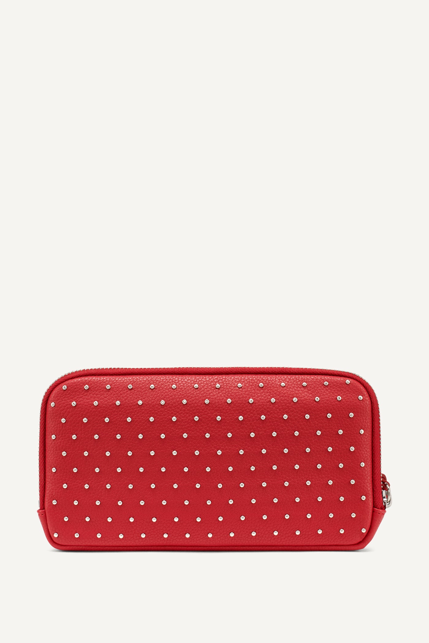 Red JENNY LARGE ZIP AROUND WALLET, BACK VIEW | Bags Under $100
