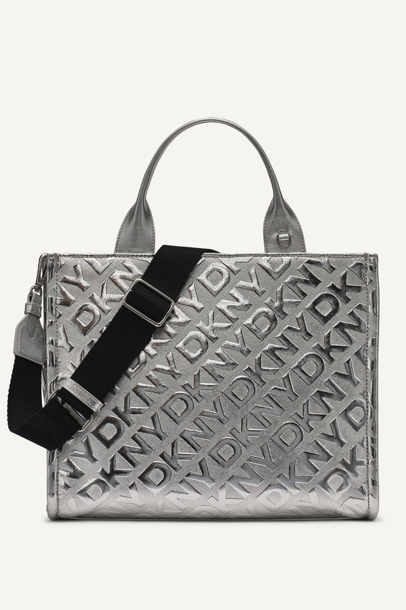 SILVER ASHLYN MEDIUM TOTE, VIEW 1 | New Bags