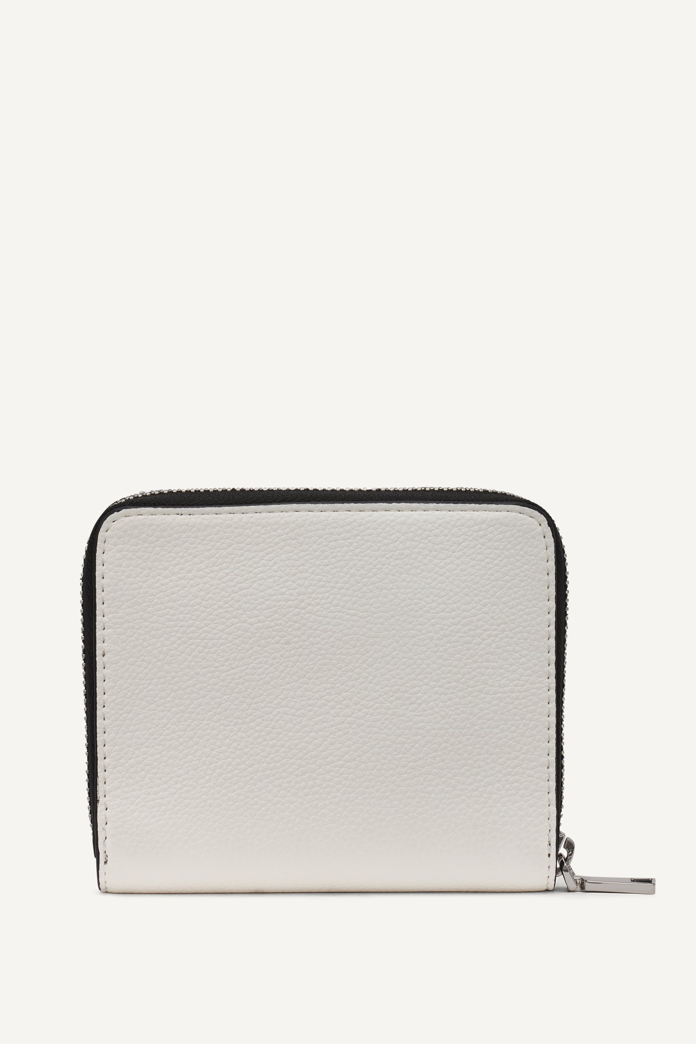 White ETTA SMALL ZIP AROUND WALLET, VIEW 2 | Bags Under $100