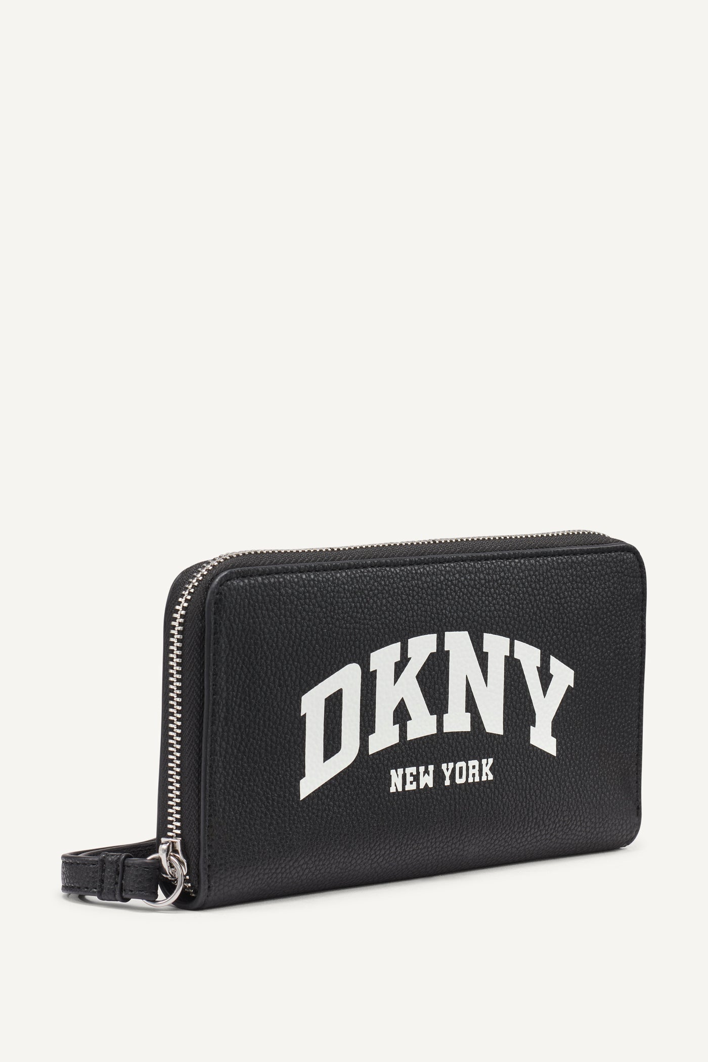 Black HADLEE LARGE ZIP AROUND WALLET, BACK VIEW | Bags Under $100