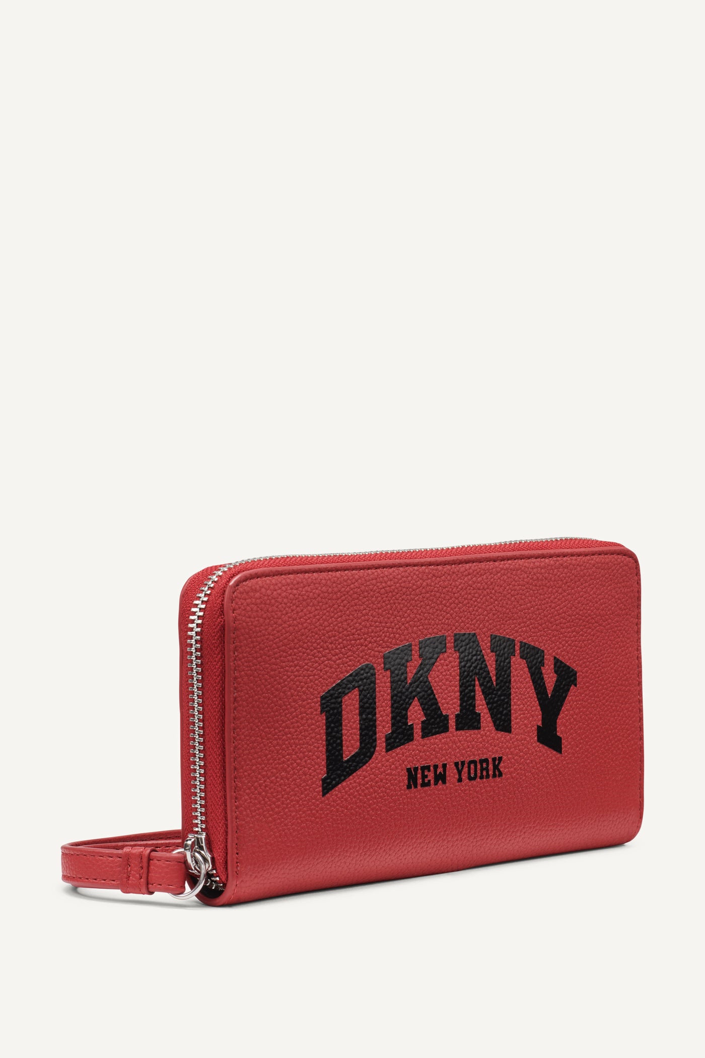 BRIGHT RED HADLEE LARGE ZIP AROUND WALLET, VIEW 2 | Bags Under $100