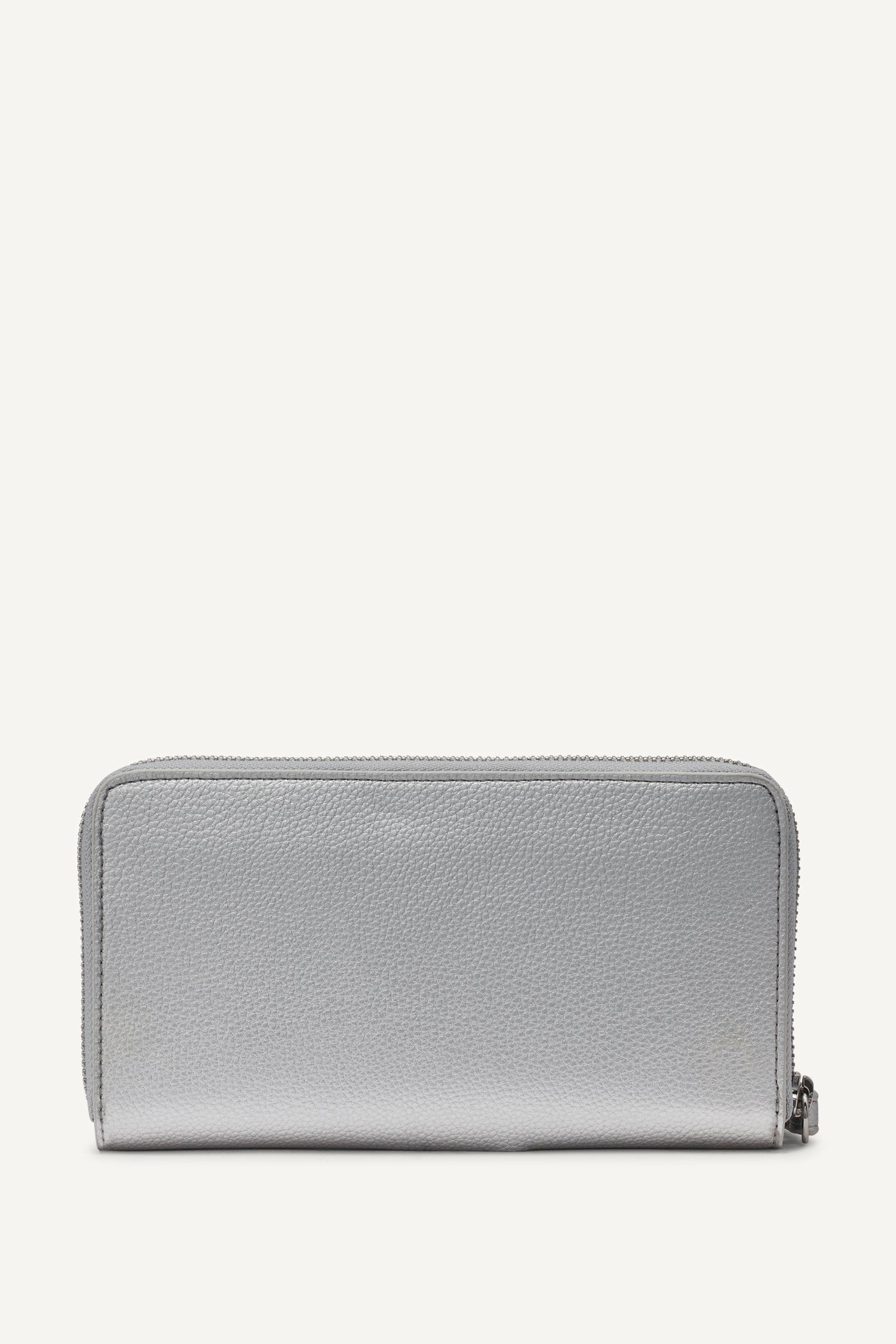 SILVER HADLEE LARGE ZIP AROUND WALLET, BACK VIEW