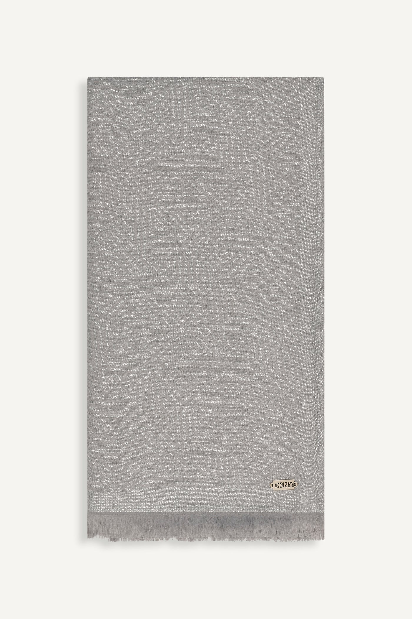 GRAY DKNY CROSSWALK PASHMINA, VIEW 2 | Cold Weather Shop