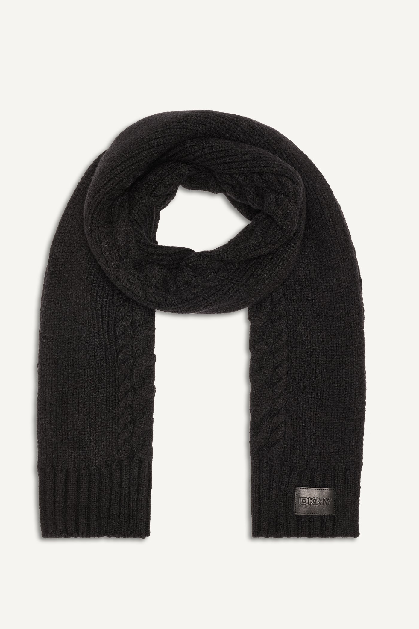 2 PIECE CABLE SCARF AND BEANIE SET VIEW 4 | Cold Weather Shop