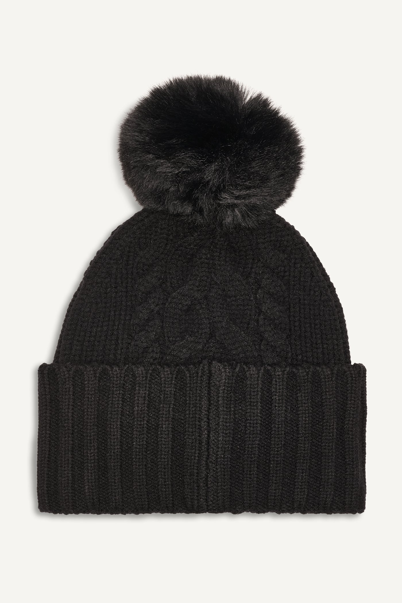 2 PIECE CABLE SCARF AND BEANIE SET VIEW 6 | Cold Weather Shop