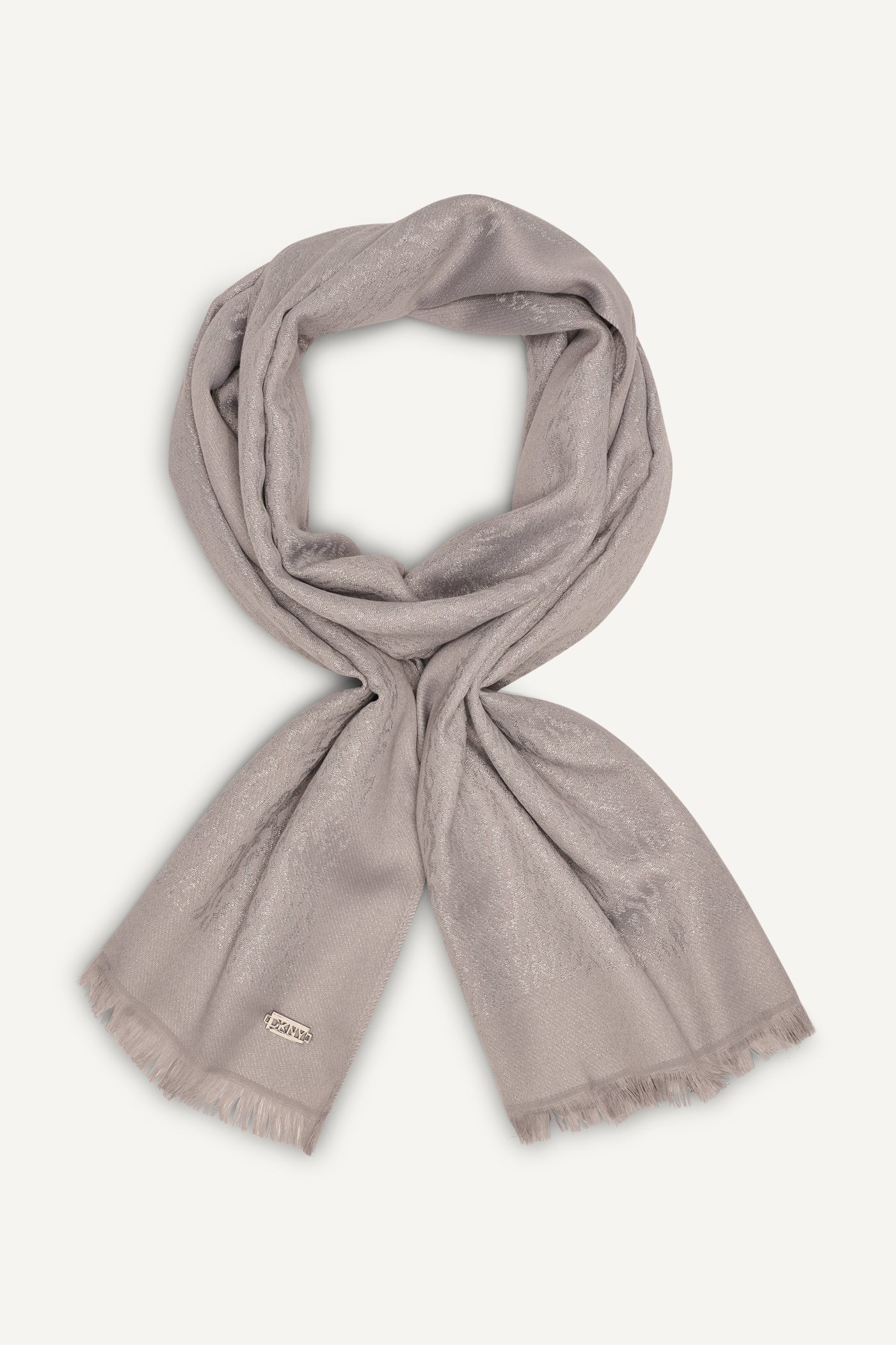 Grey METALLIC MINI ANIMAL WRAP, BACK VIEW | SELECT STYLES