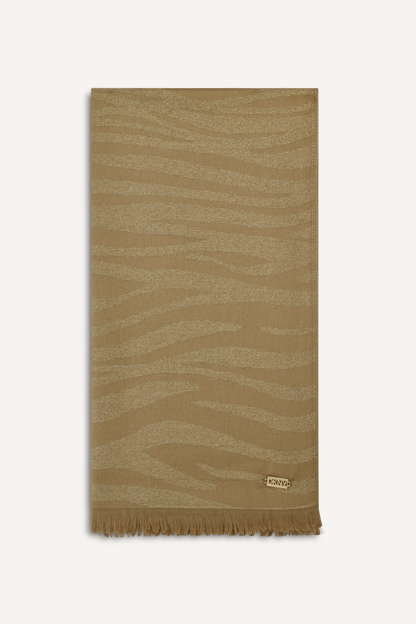 Travertine METALLIC ZEBRA WRAP, FRONT VIEW | Accessories