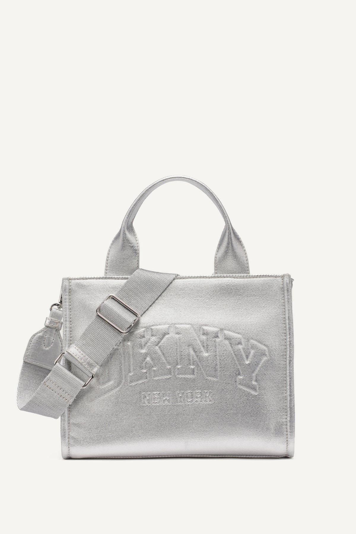 Hadlee Small Metallic Logo Tote | TotesCrossbodies | DKNY