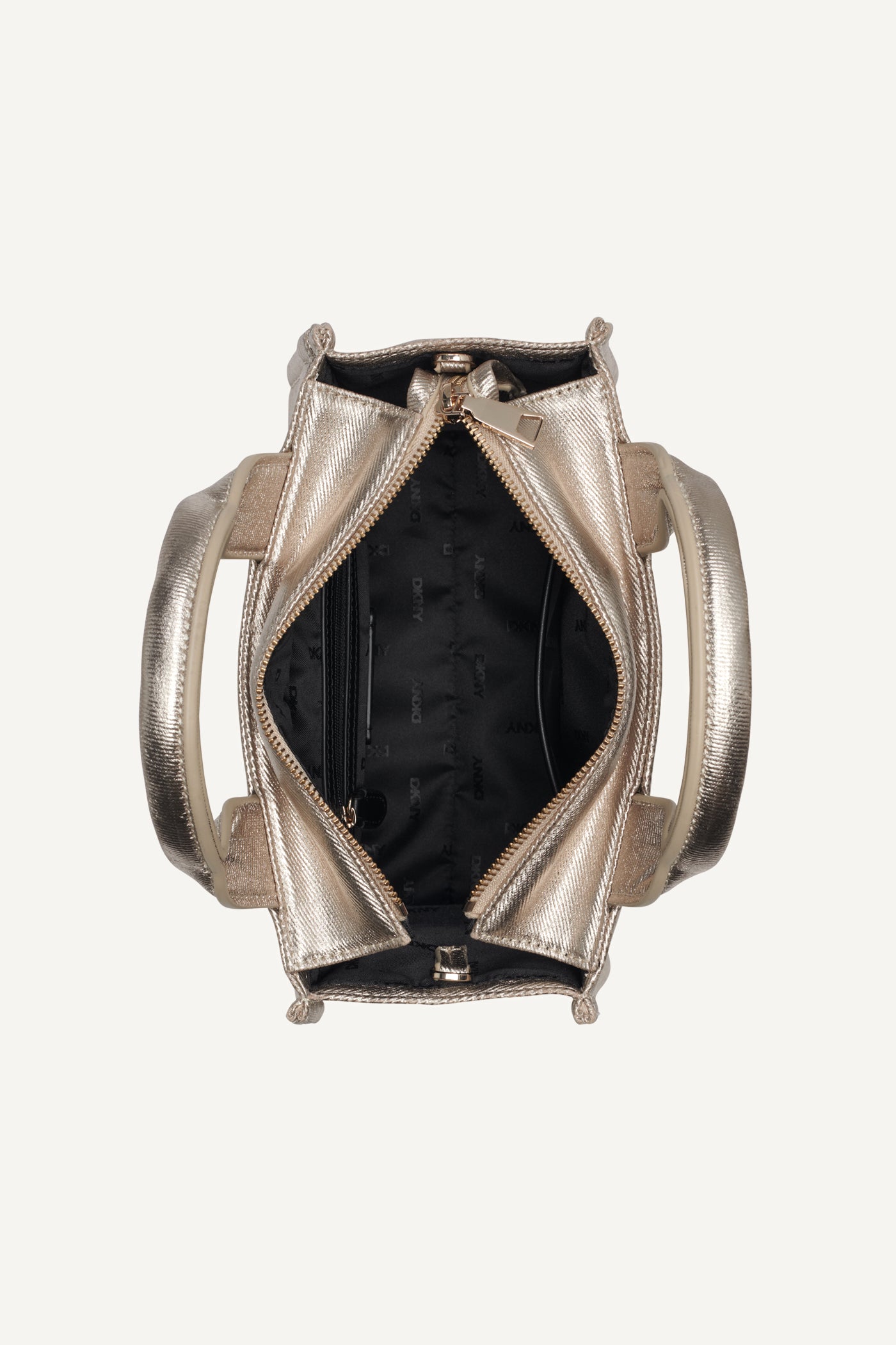 HADLEE SMALL METALLIC LOGO TOTE VIEW 4 | Crossbody Bags