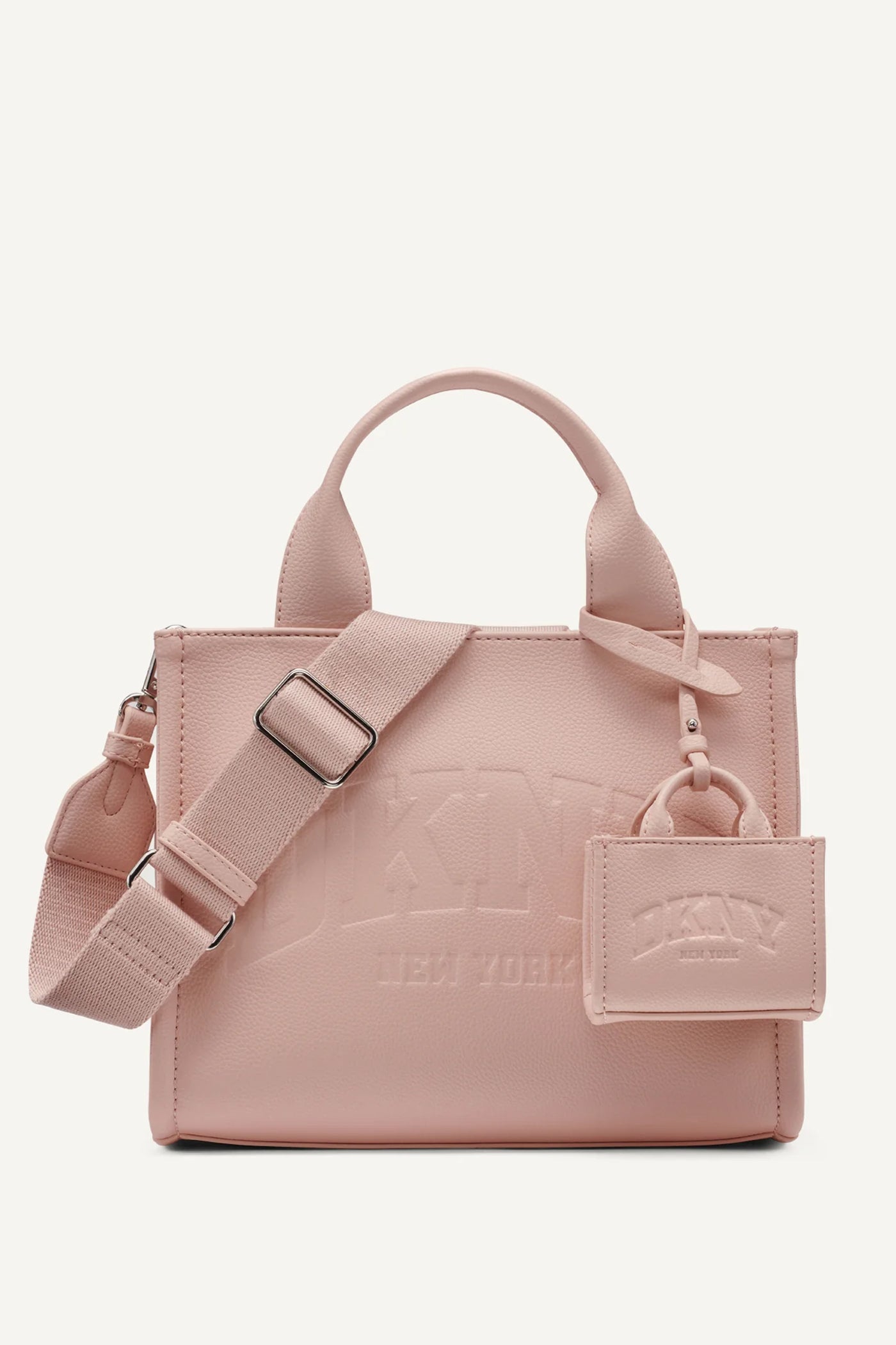 Pale Blush HADLEE SMALL LOGO TOTE, VIEW 1 | Bags