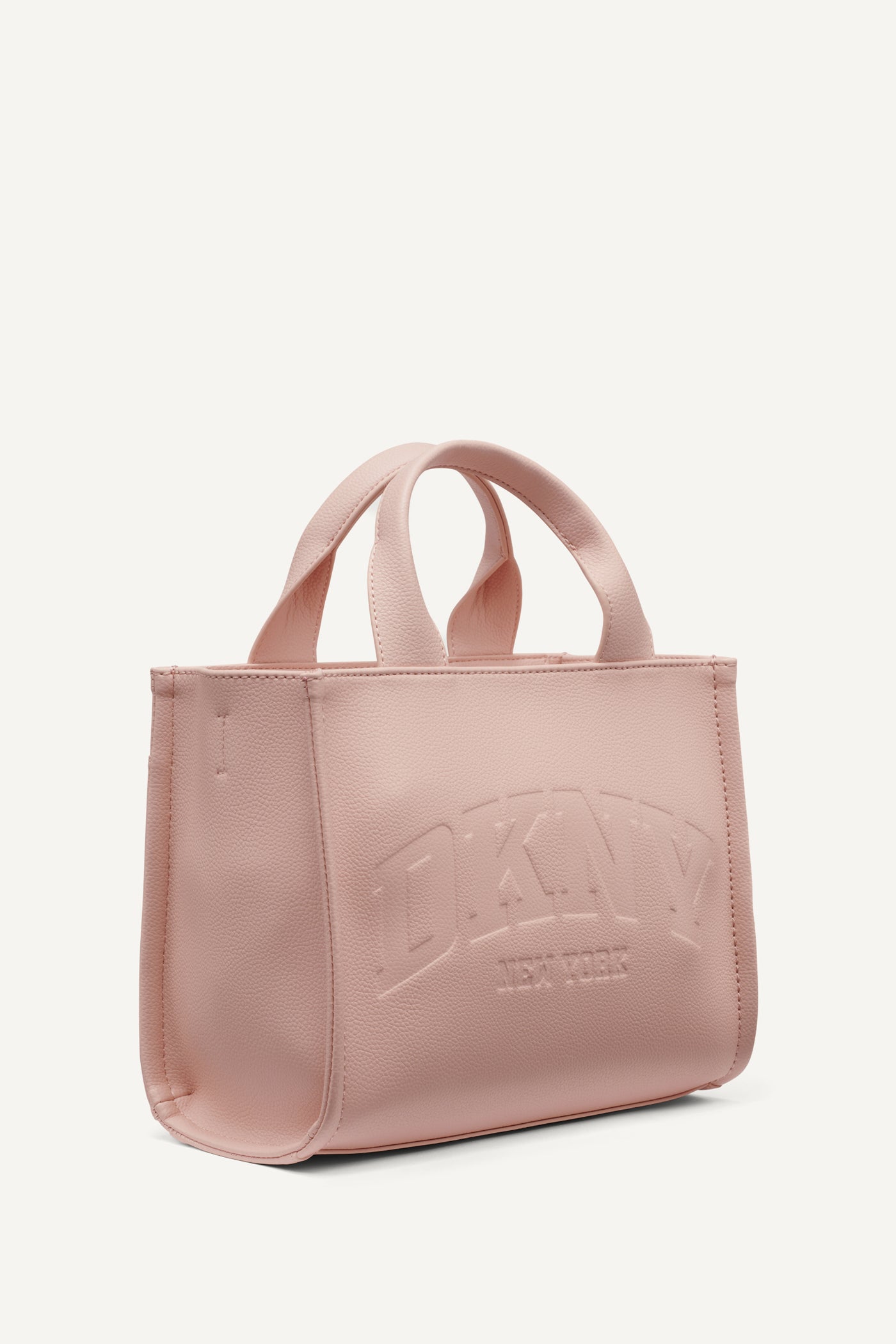 Pale Blush HADLEE SMALL LOGO TOTE, BACK VIEW | Gifts Under $100
