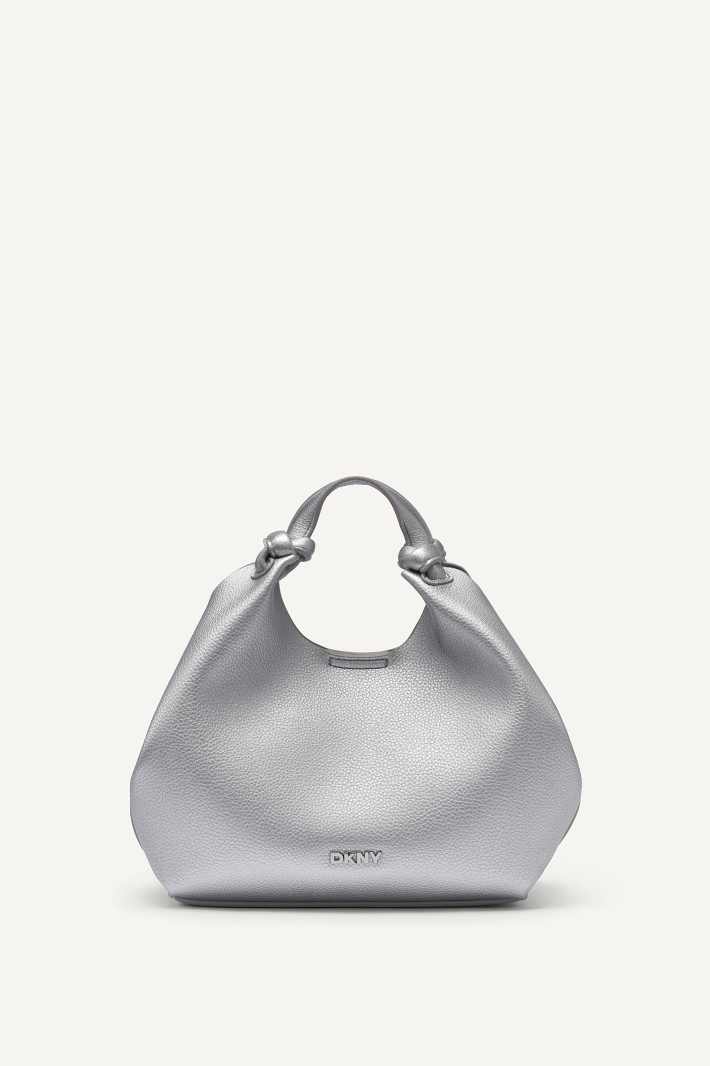 SILVER PAULA SMALL COMMUTER TOTE, BACK VIEW | Products