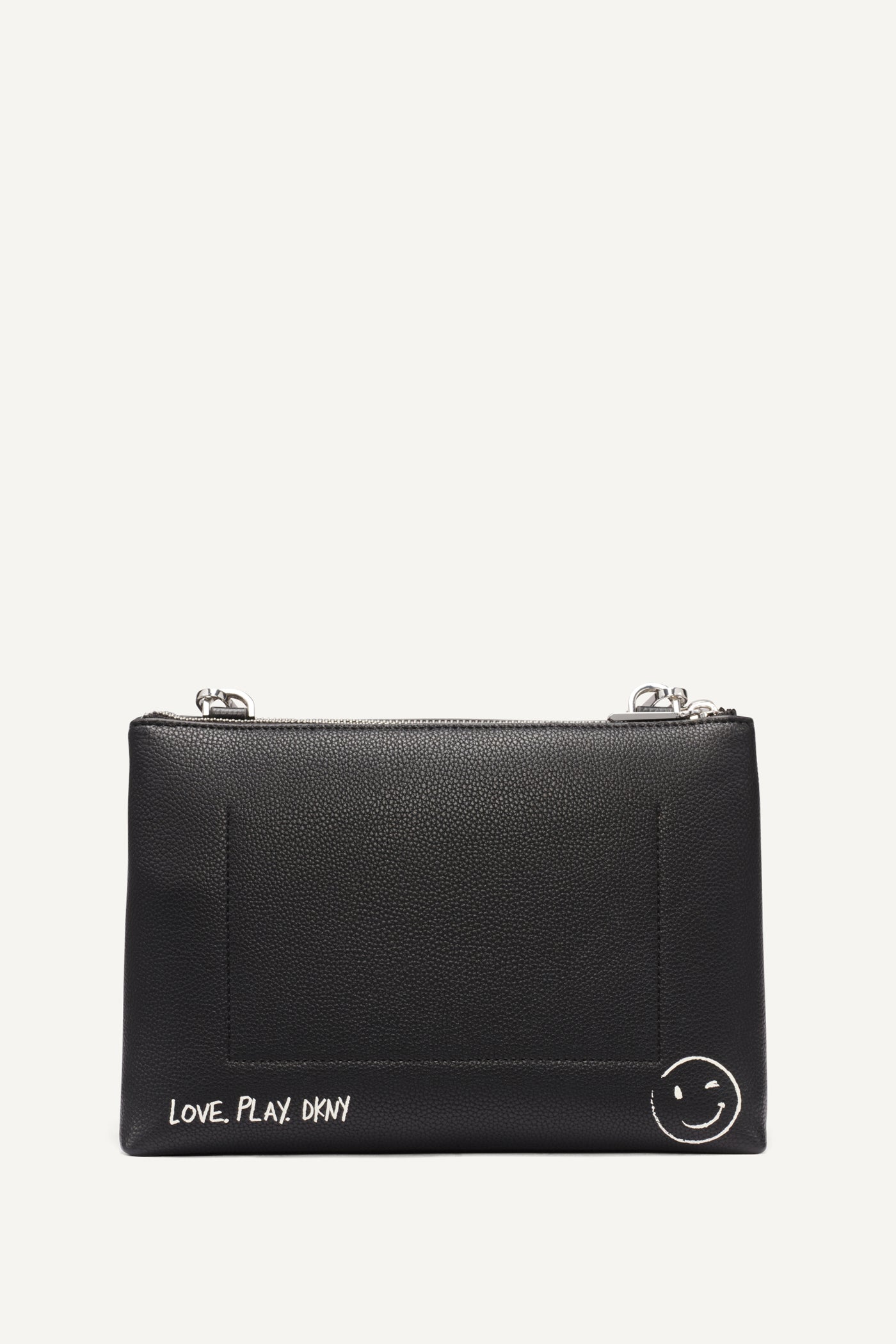 Black TINSLEY GRAFFITI LOGO CROSSBODY, BACK VIEW | Bags