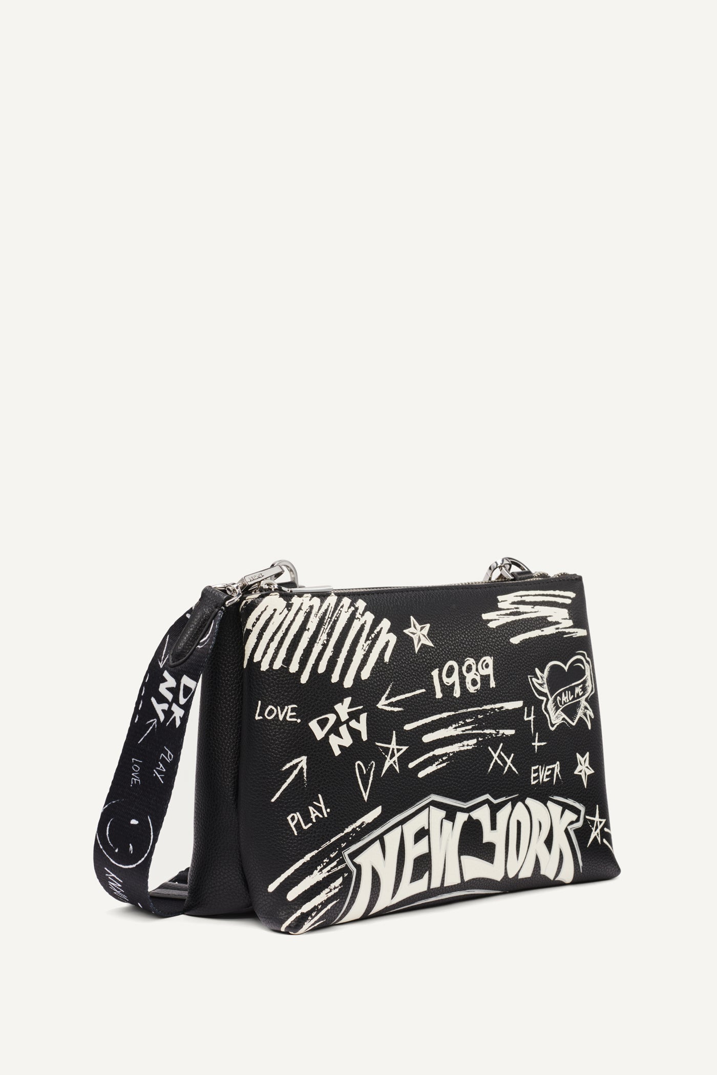 Tinsley Graffiti Logo Crossbody | Crossbodies | DKNY