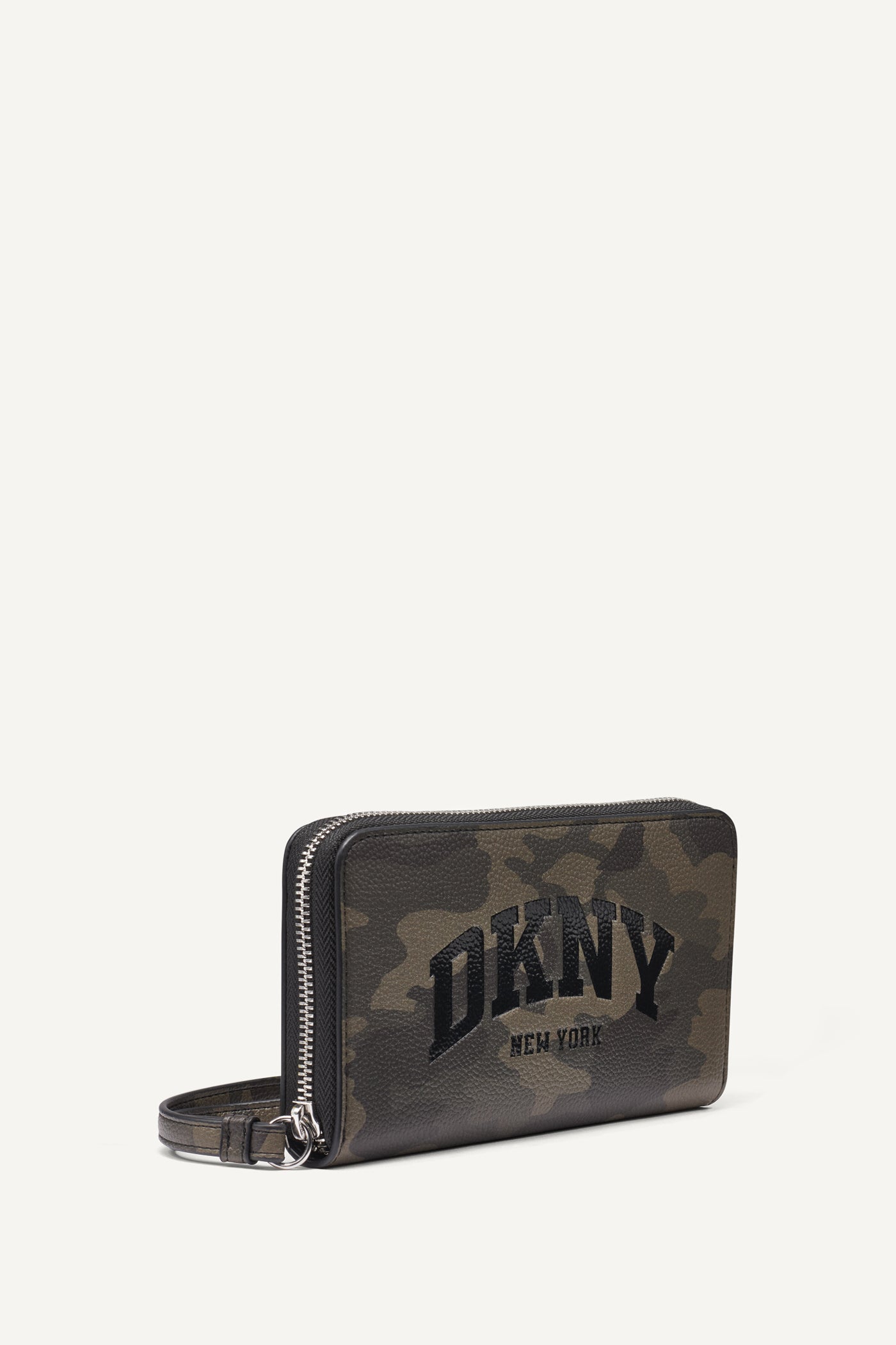 Camouflage HADLEE LARGE ZIP AROUND WALLET WITH WRISTLET, BACK VIEW | $80 AND UNDER BAGS