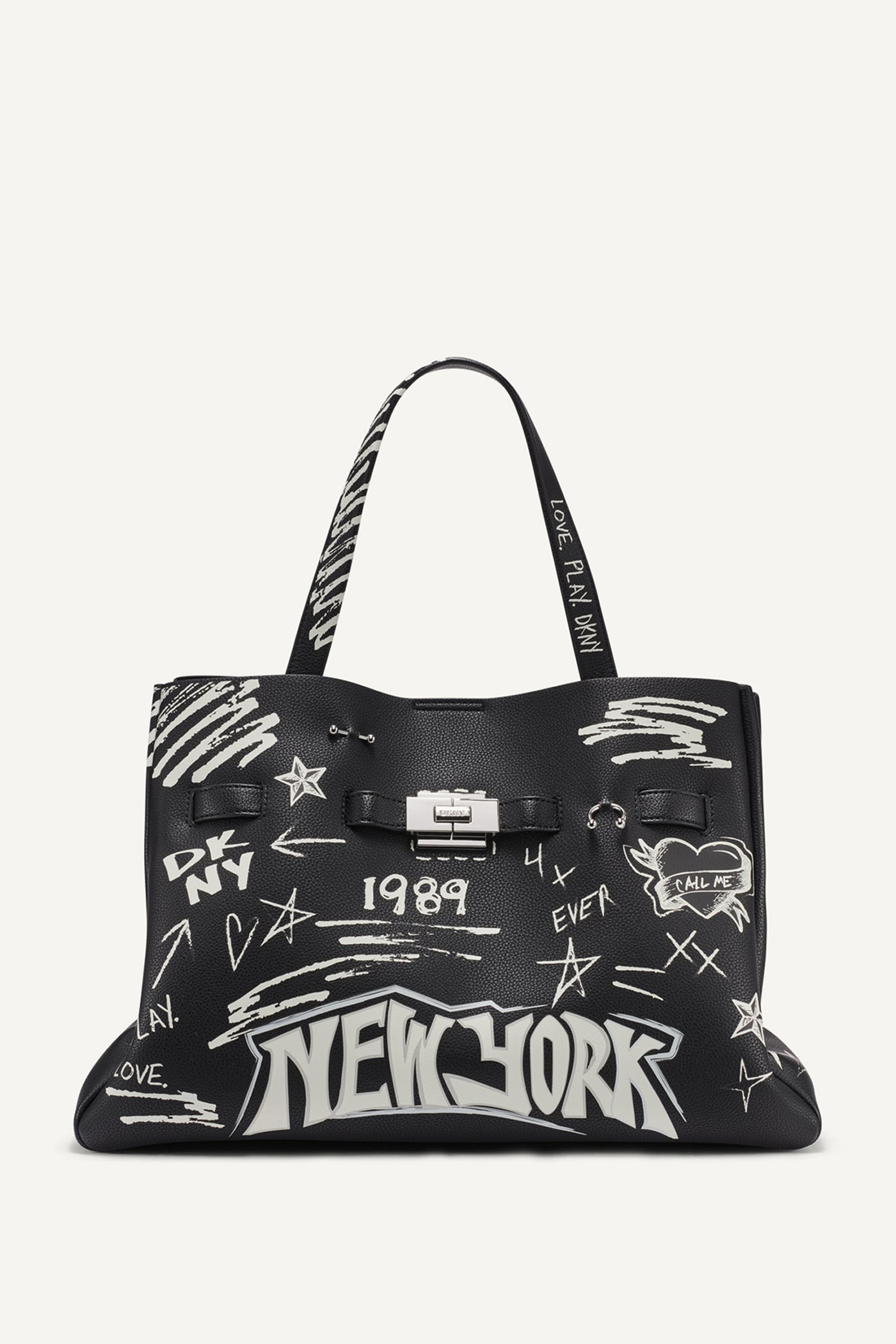 Black BRYAR GRAFFITI SATCHEL, VIEW 1 | Bags