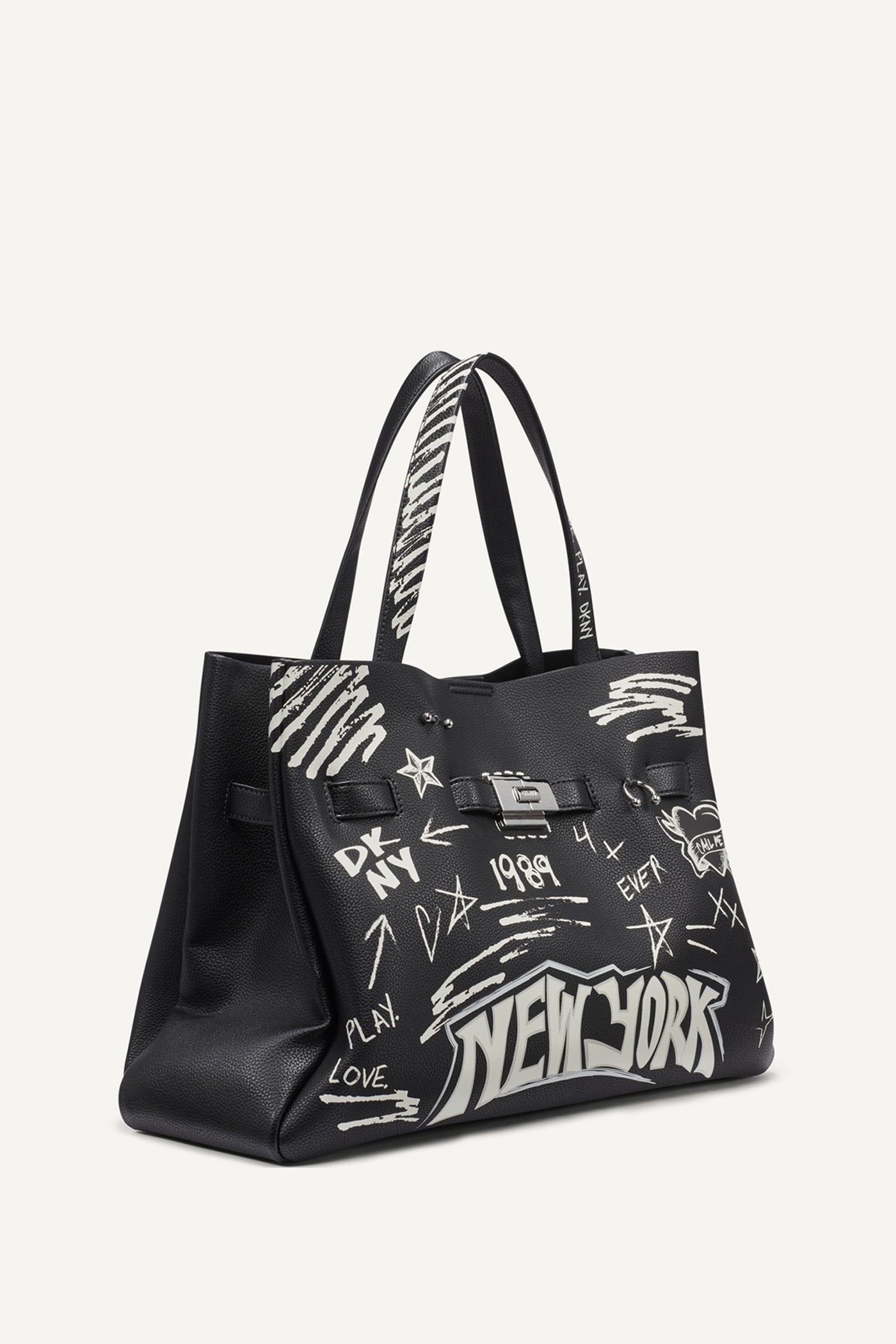 Black BRYAR GRAFFITI SATCHEL, VIEW 2 | Bags