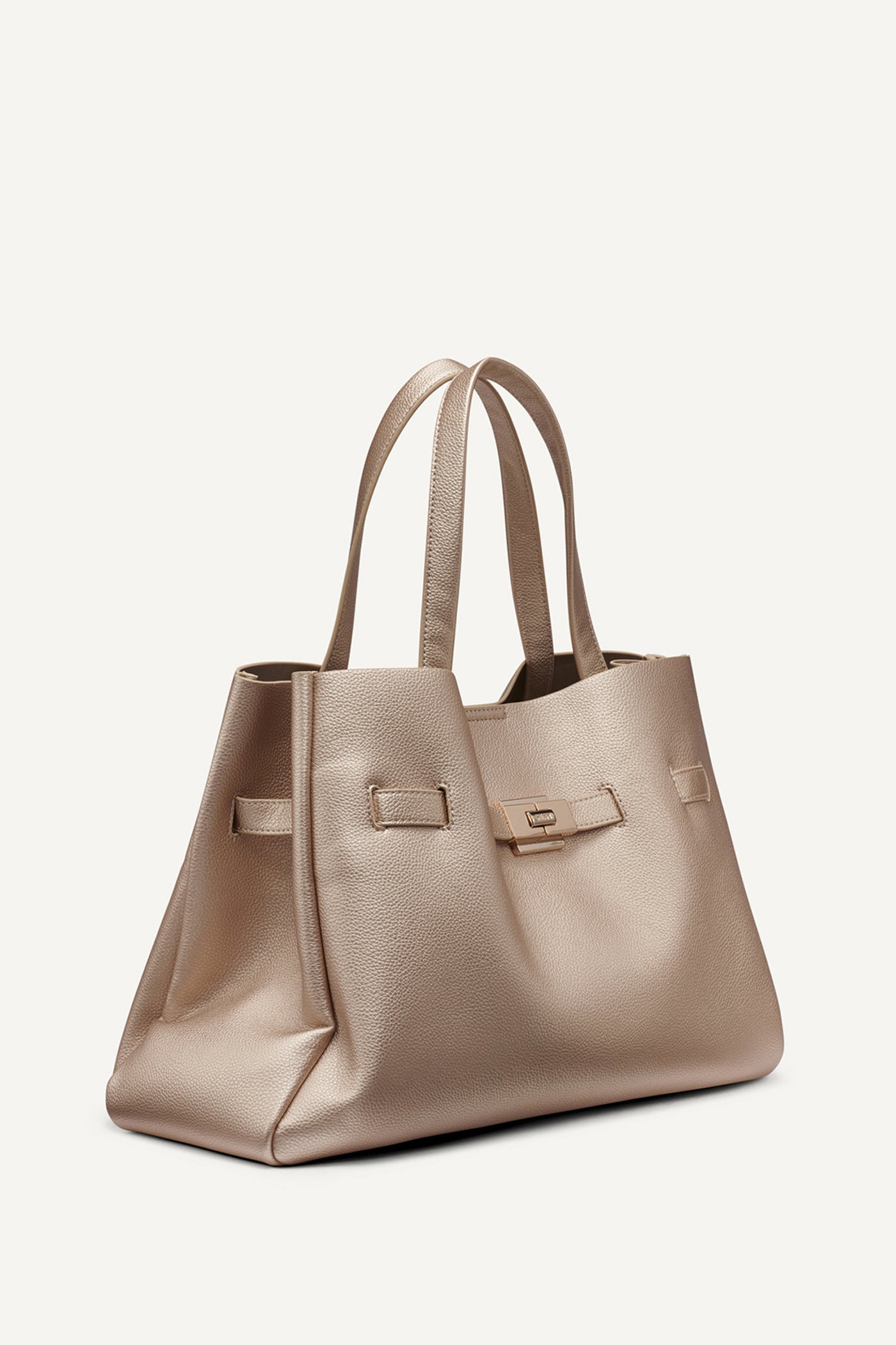 Gold BRYAR SATCHEL, VIEW 2 | All Products