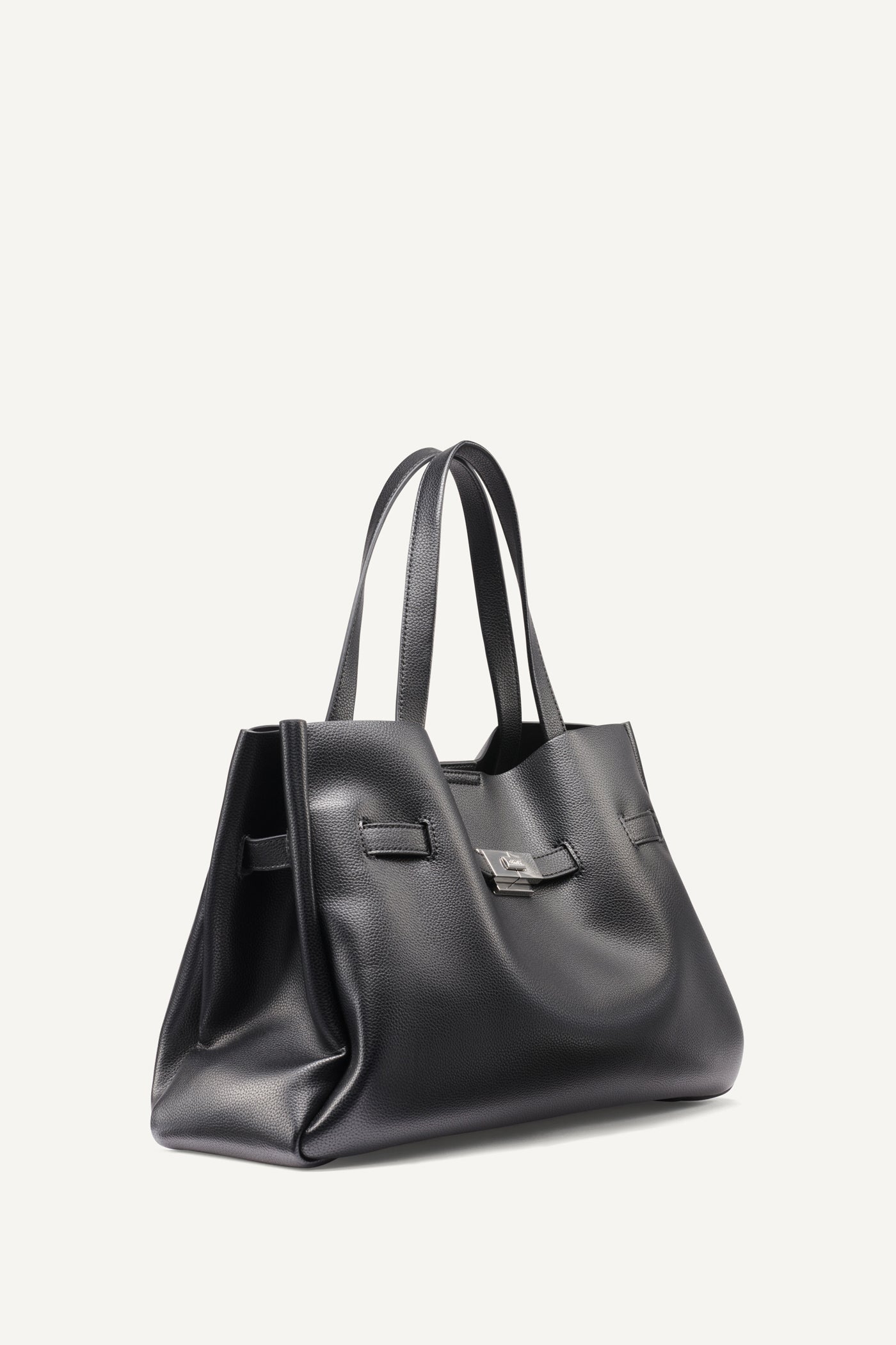 Black BRYAR TAXICAB SATCHEL, BACK VIEW | Satchel Bags