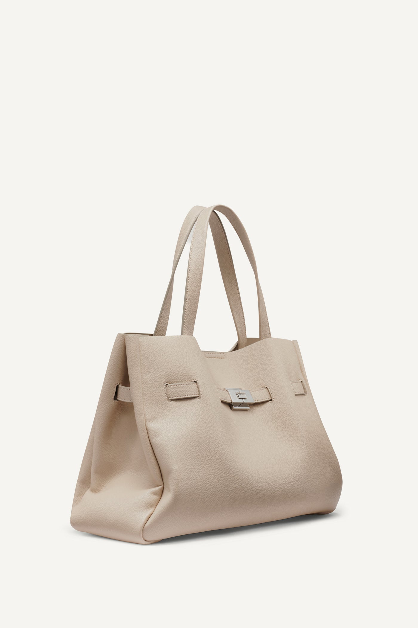 Beige BRYAR TAXICAB SATCHEL, BACK VIEW | Satchel Bags