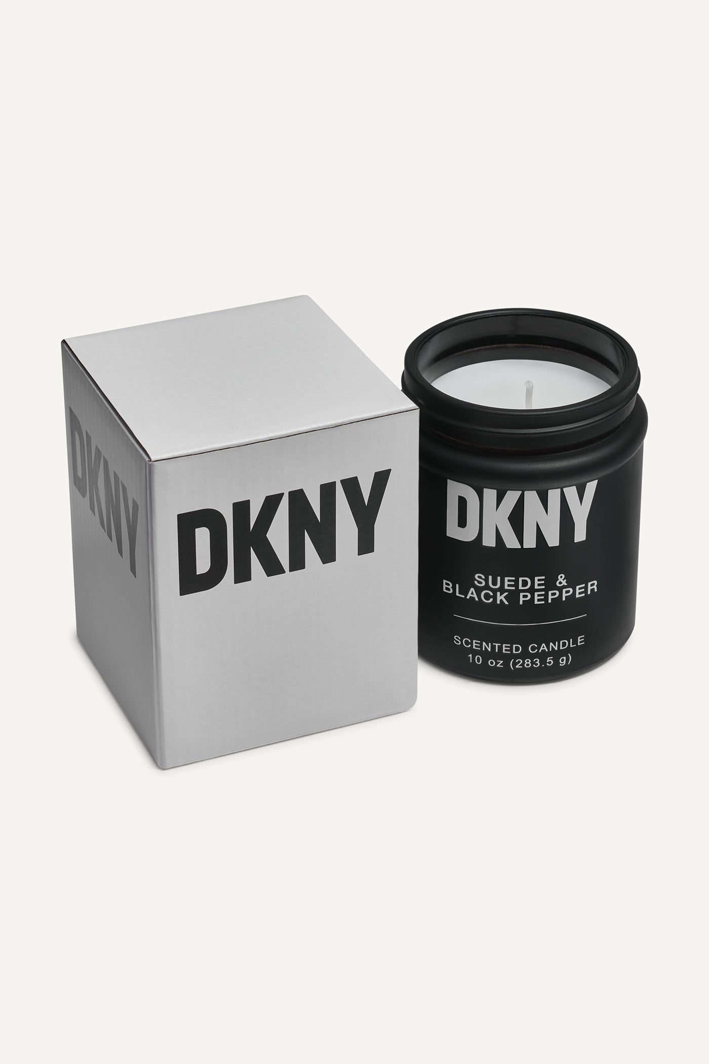 10 OZ DKNY SUEDE AND BLACK PEPPER CANDLE VIEW 3 | Not Clearance or Preorder