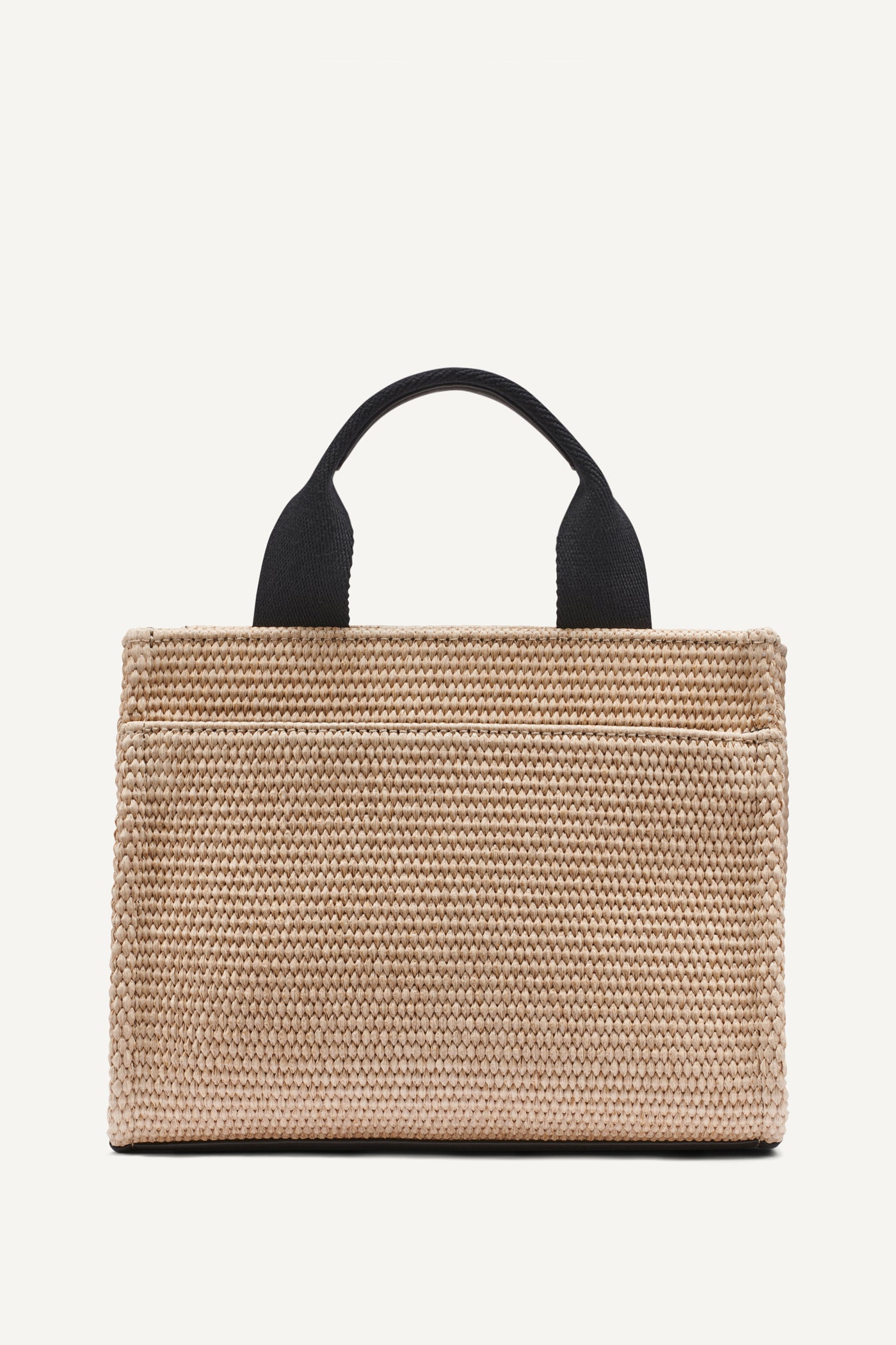 HADLEE SMALL STRAW LOGO TOTE VIEW 3 | MILLIE