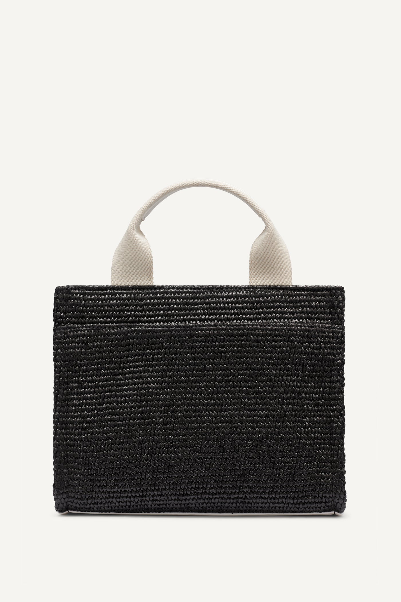 HADLEE SMALL STRAW LOGO TOTE VIEW 3 | The Hadlee