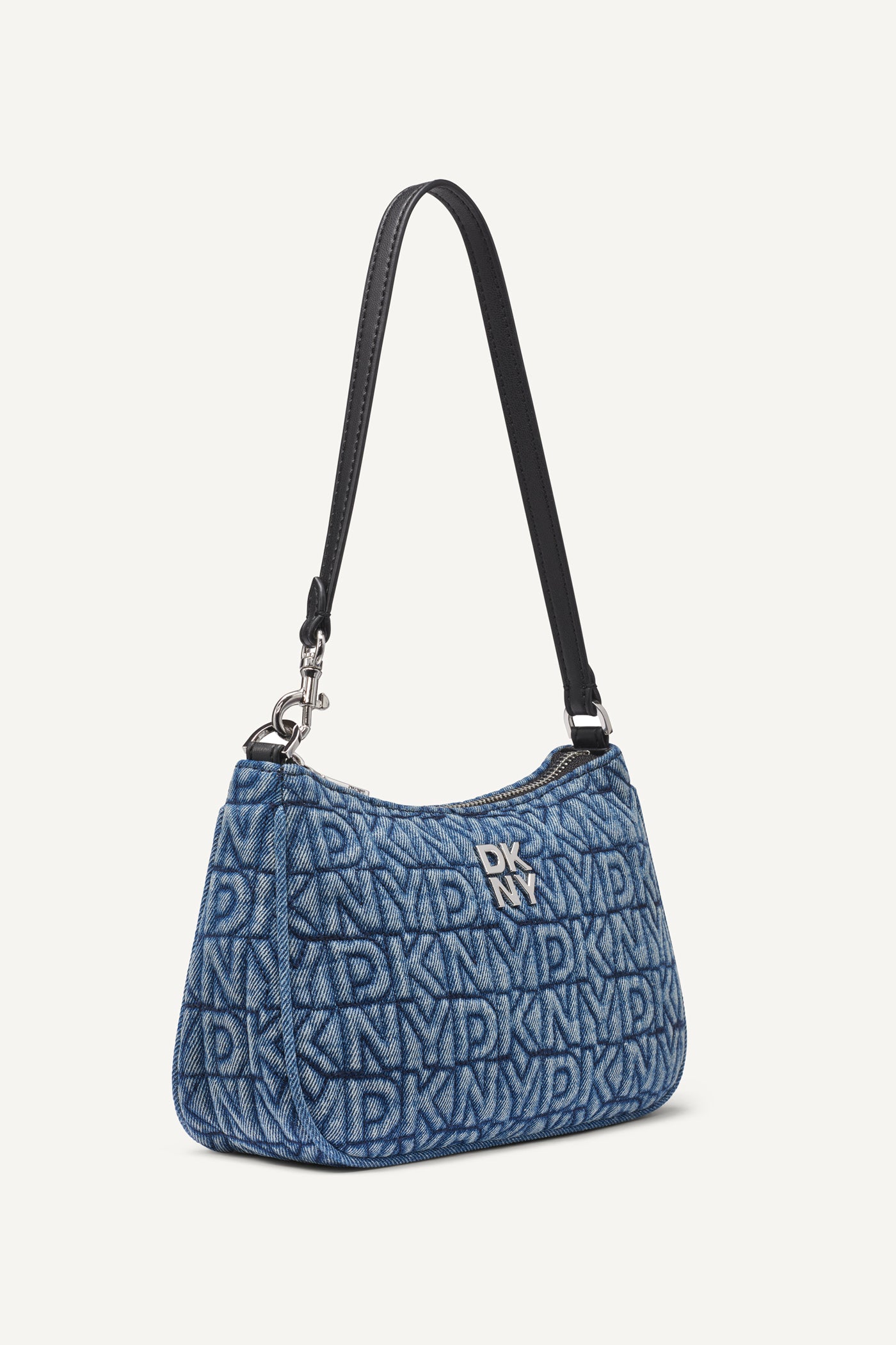 Denim JENNY DENIM LOGO SHOULDER BAG, BACK VIEW | Shoulder & Hobo Bags