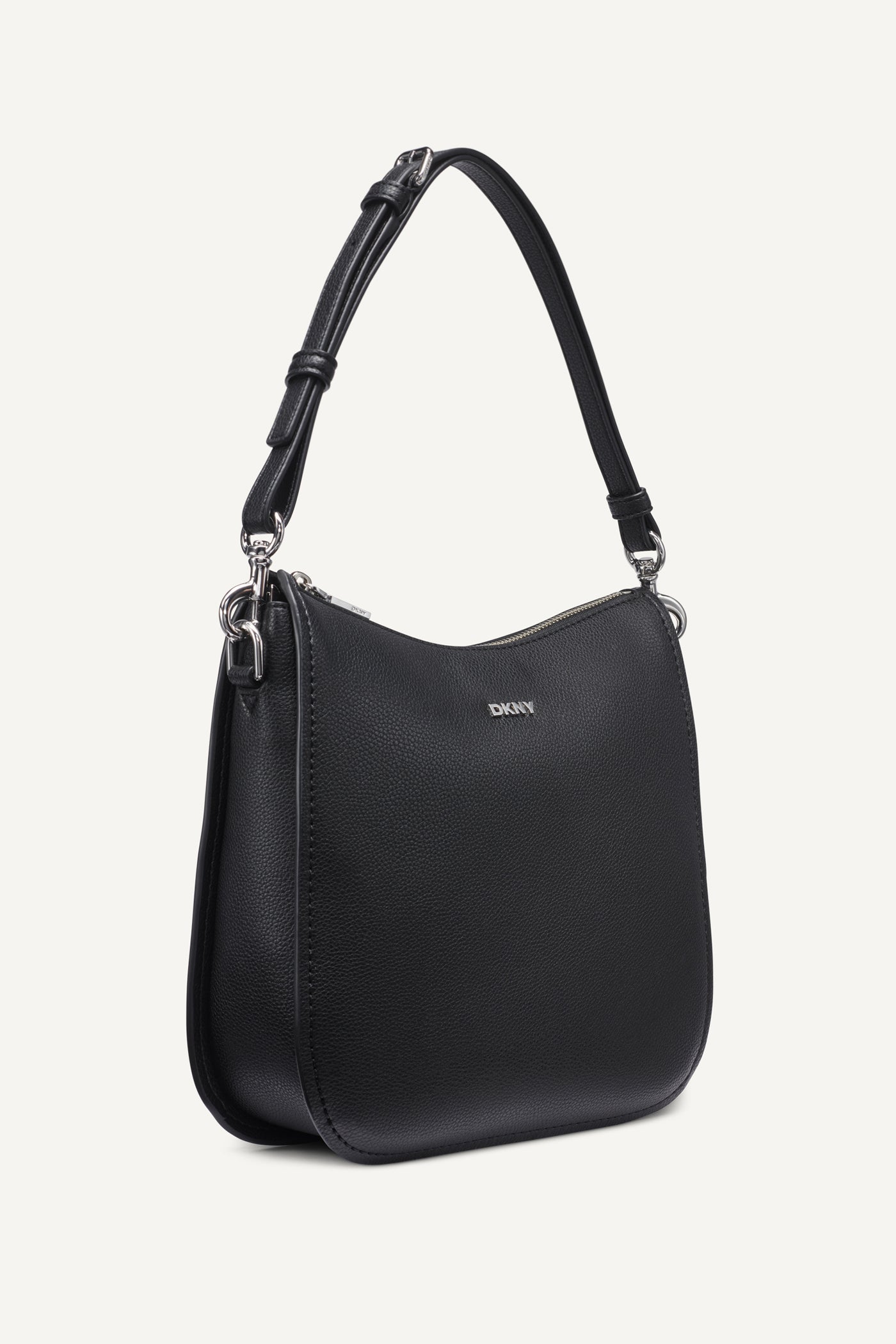 Black/Silver NESSA MEDIUM CROSSBODY, BACK VIEW | Crossbody Bags